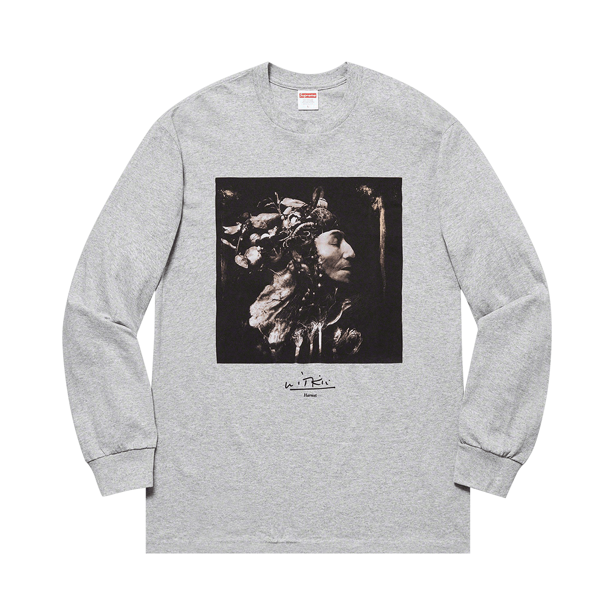 Supreme x Joel-Peter Witkin Harvest Long-Sleeve Tee 'Heather Grey'