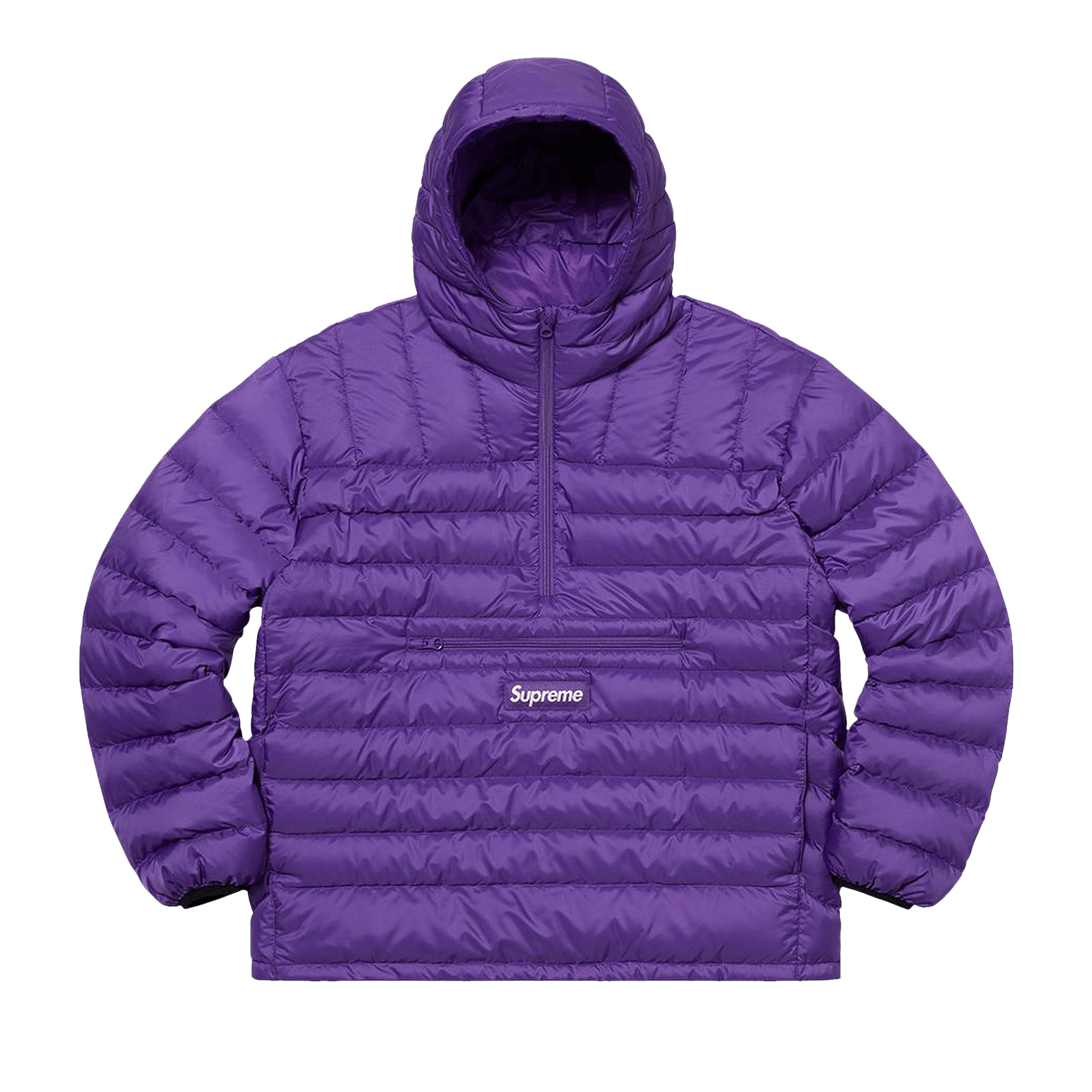 Supreme Micro Down Half Zip Hooded Pullover 'Purple'