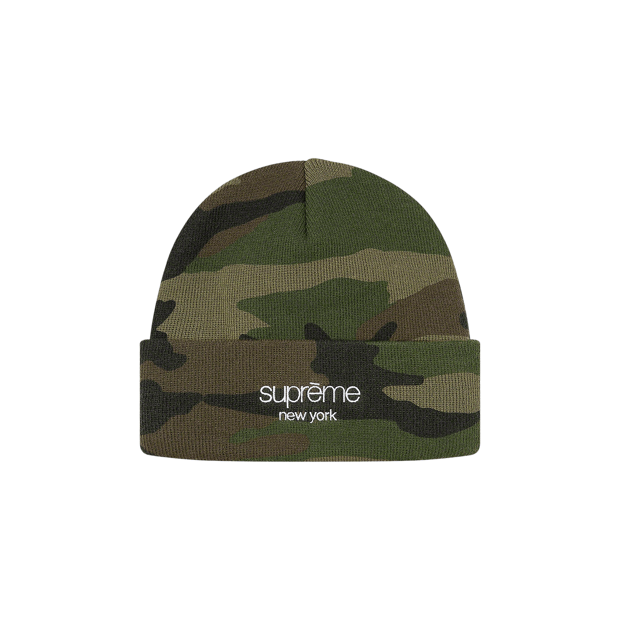 Supreme Radar Beanie 'Woodland Camo'