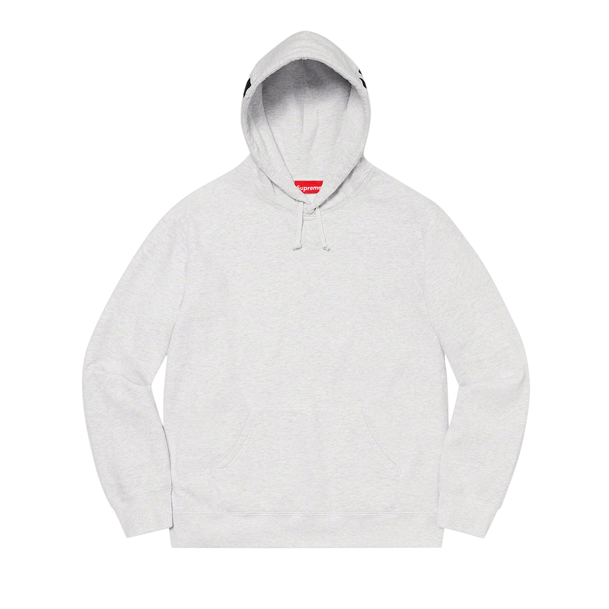 Supreme Rib Hooded Sweatshirt 'Ash Grey'