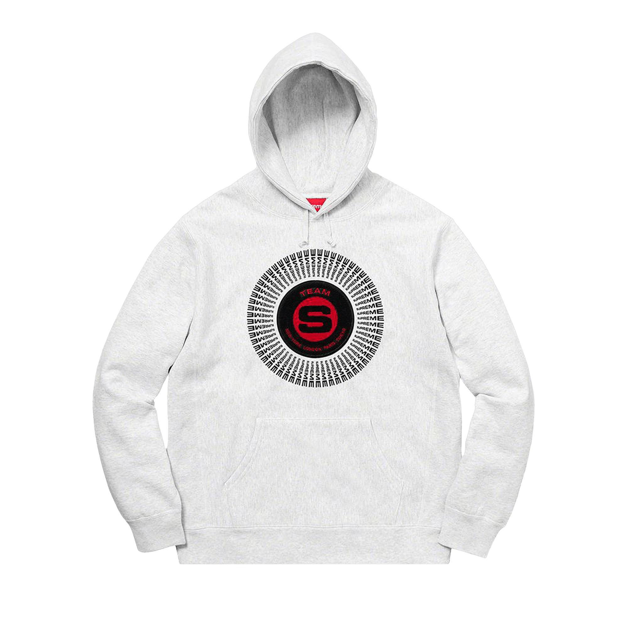 Supreme Chenille Appliqué Hooded Sweatshirt 'Natural'