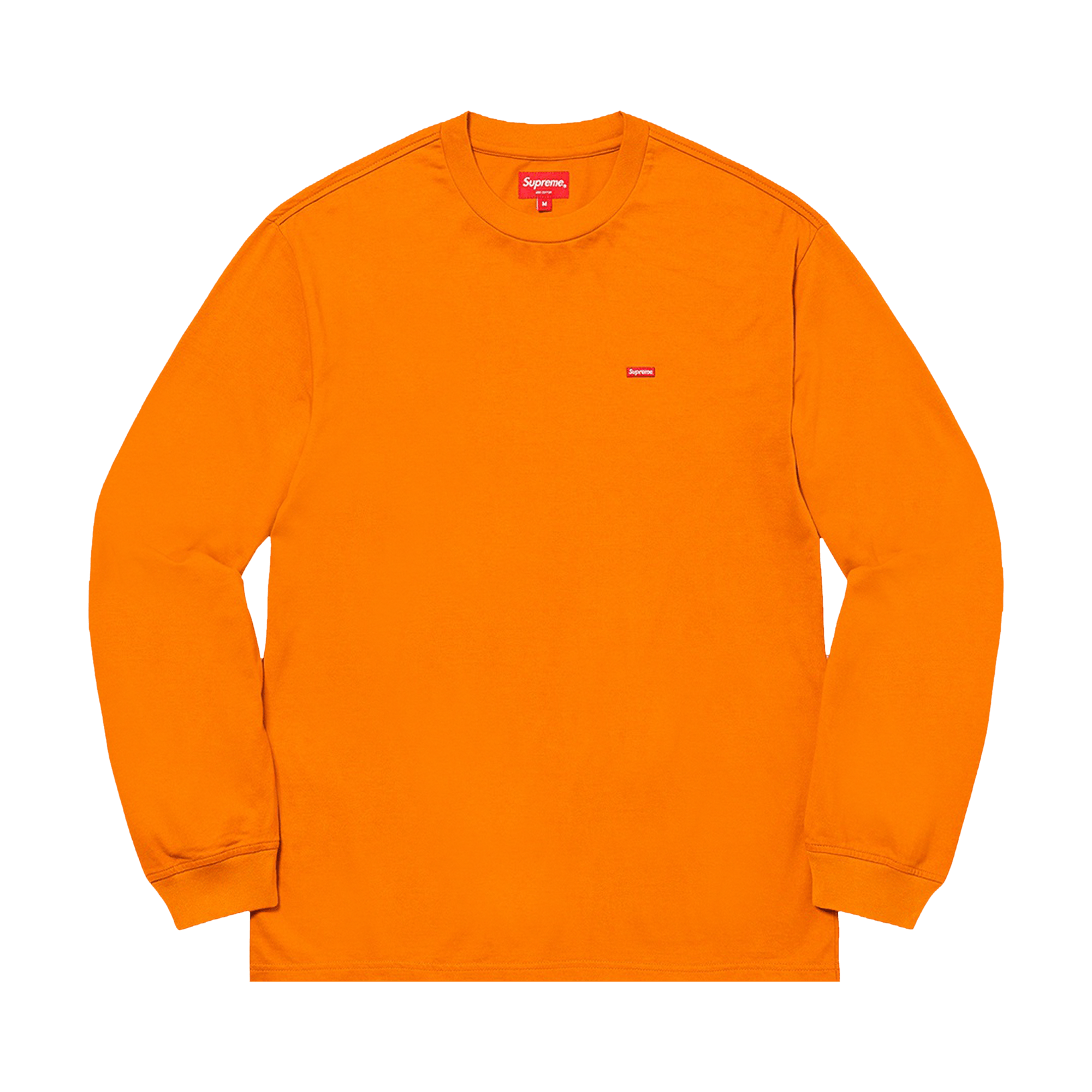 Supreme Small Box Long-Sleeve Tee 'Dark Orange'