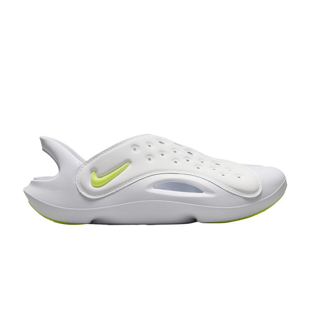 Nike Aqua Swoosh Sandal GS 'White Volt'
