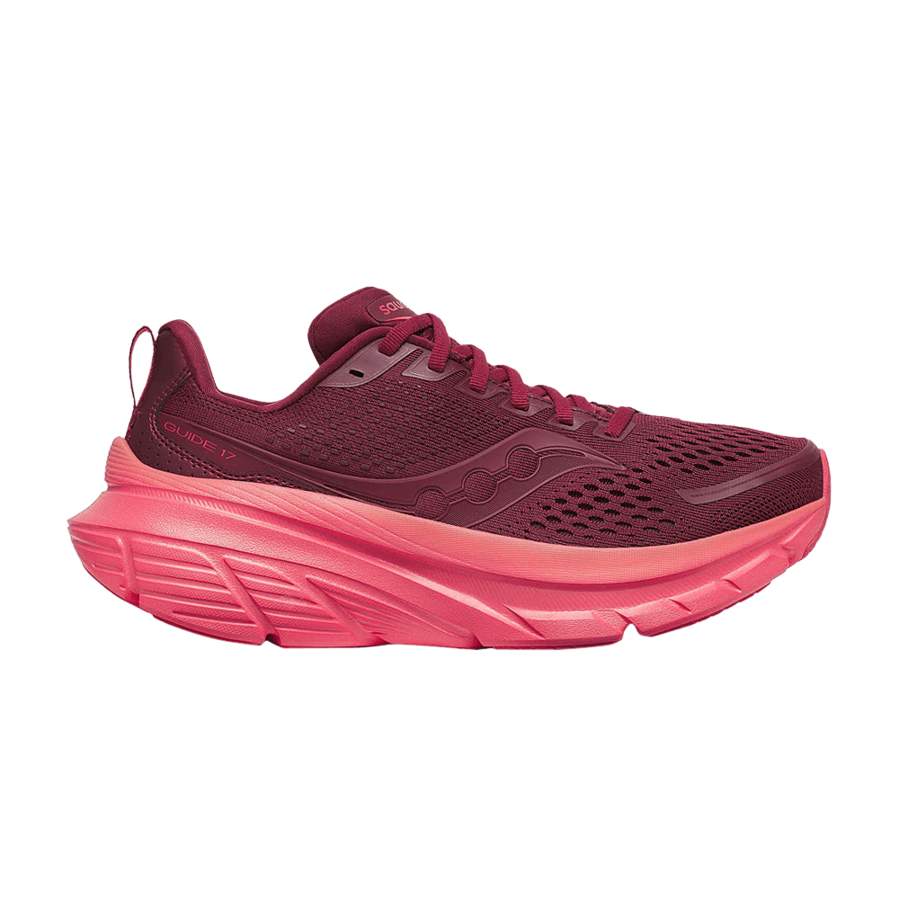 Saucony Wmns Guide 17 'Currant Cayenne'