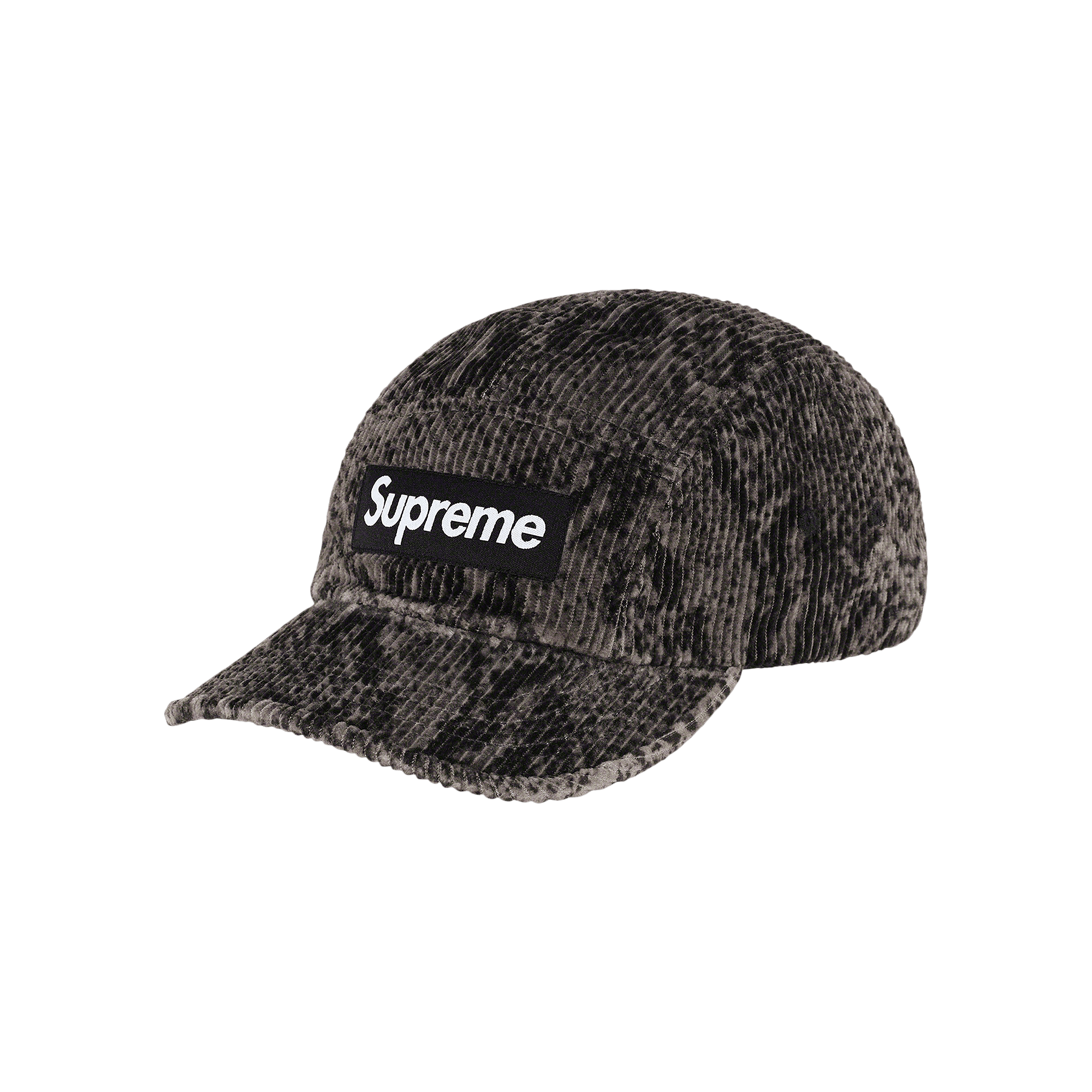 Supreme Snakeskin Corduroy Camp Cap 'Black'