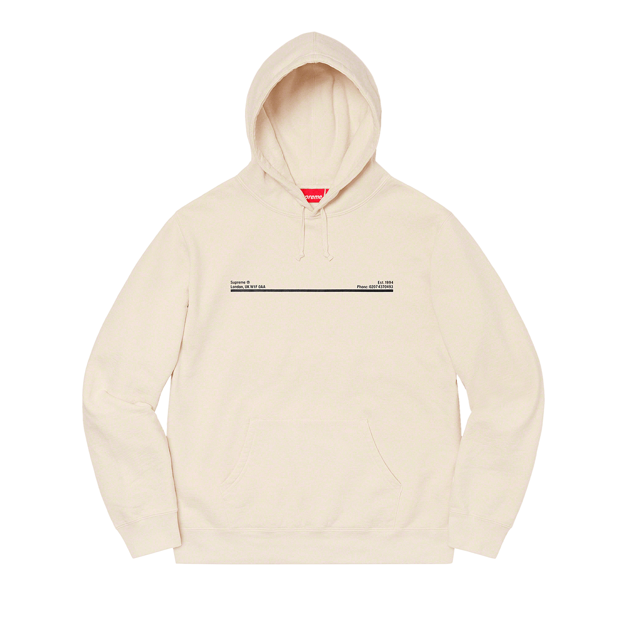 Supreme Shop Hooded Sweatshirt - New York 'Natural'
