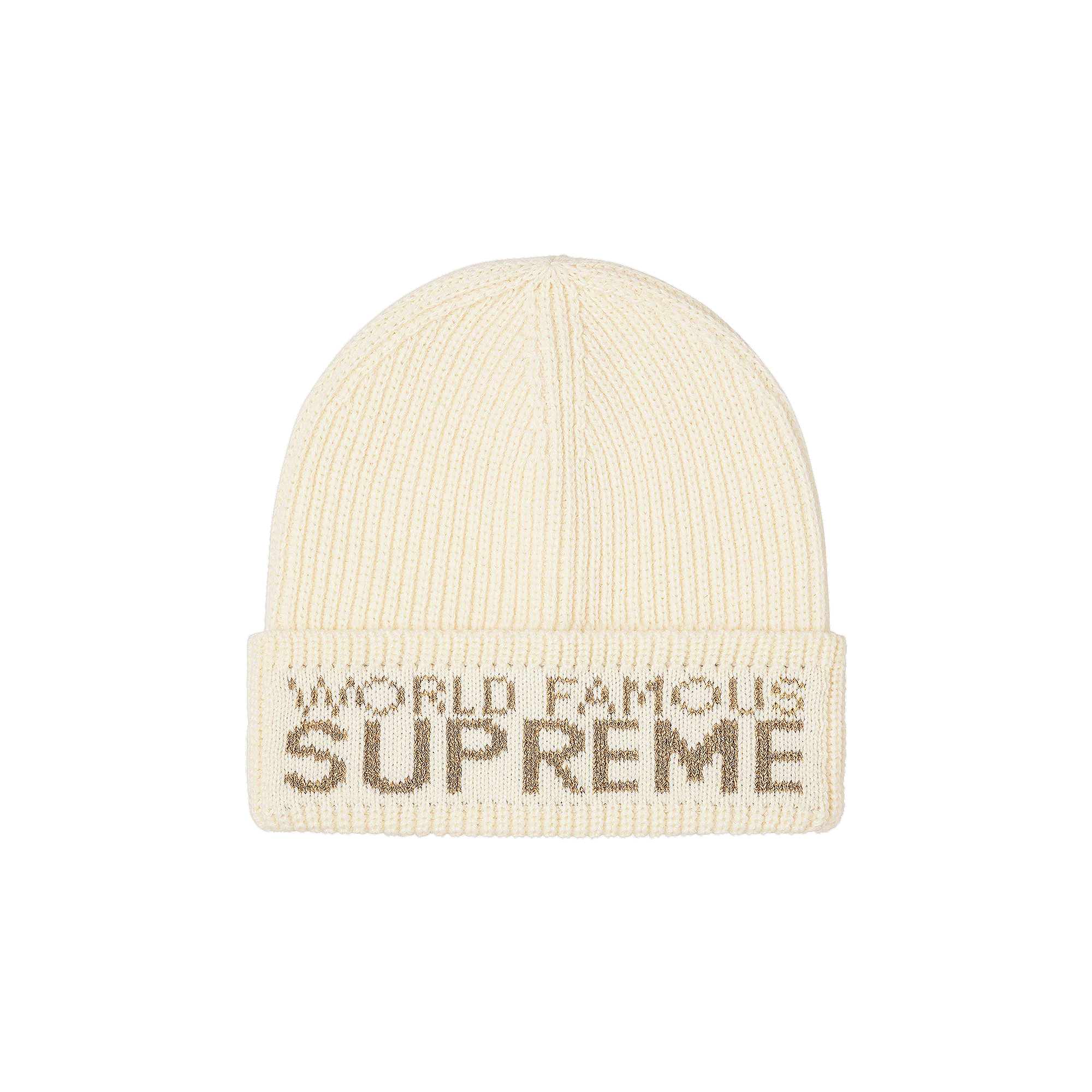 Supreme World Famous Beanie 'Natural'
