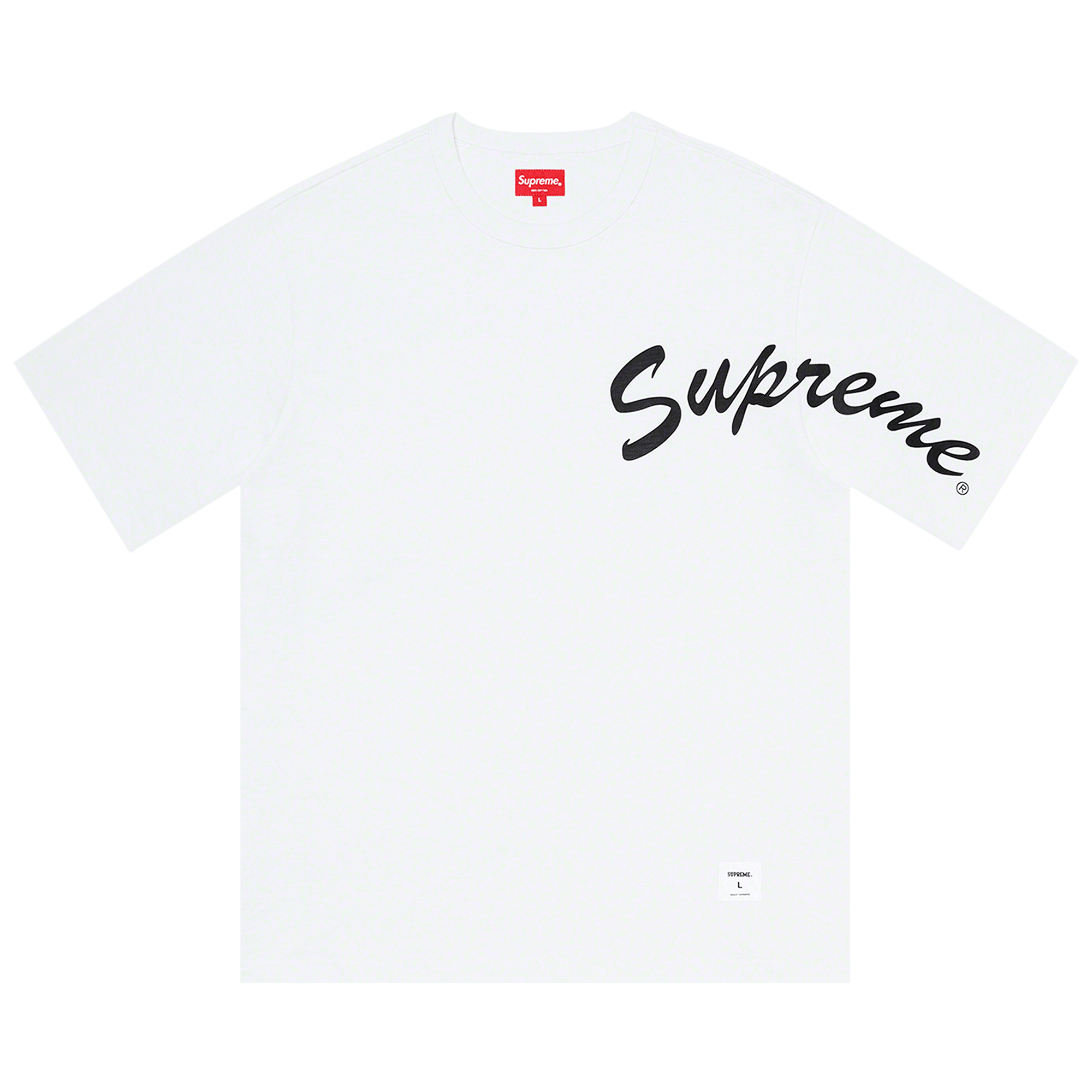 Supreme Shoulder Arc Short-Sleeve Top 'White'