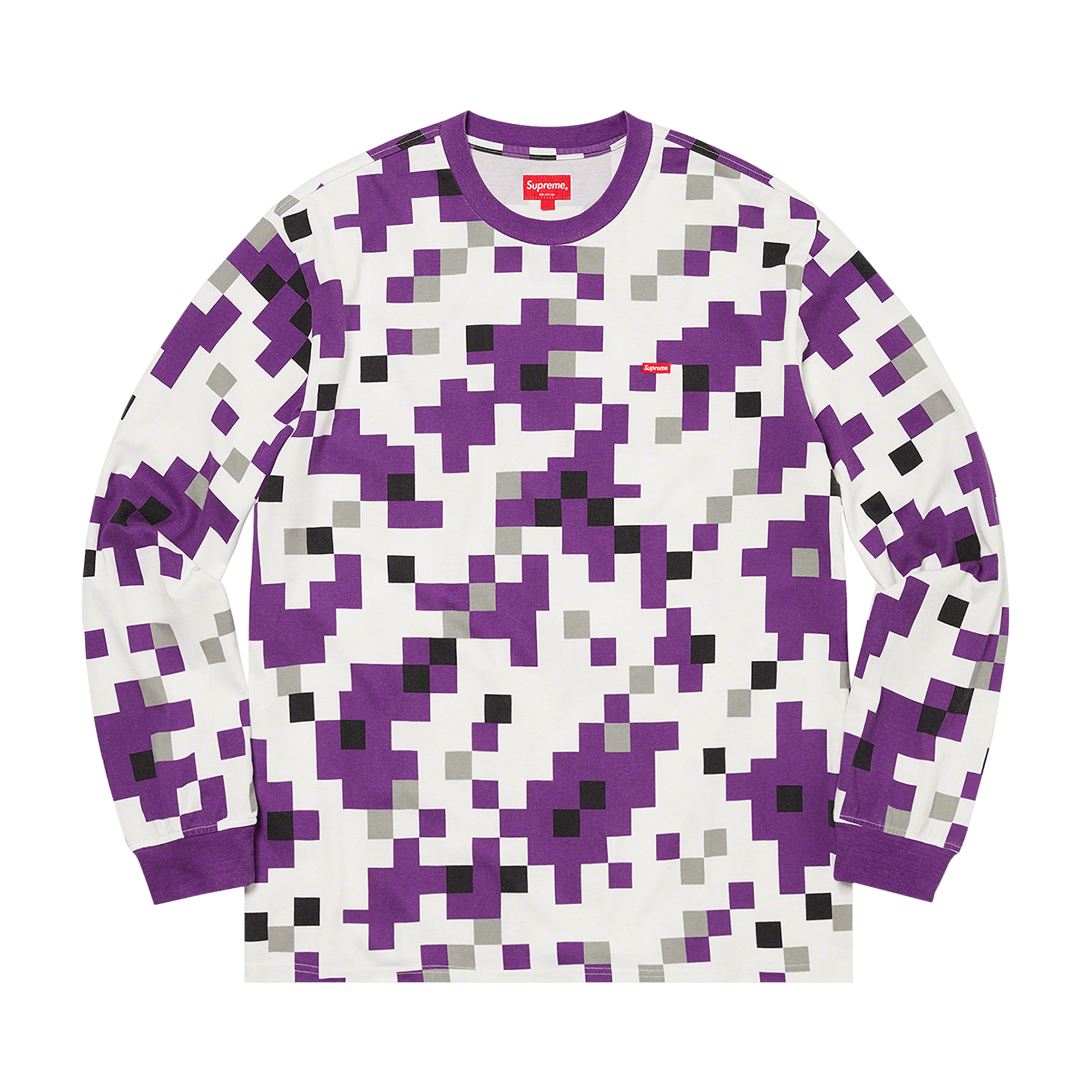 Supreme Small Box Long-Sleeve Tee 'Purple Digi Camo'