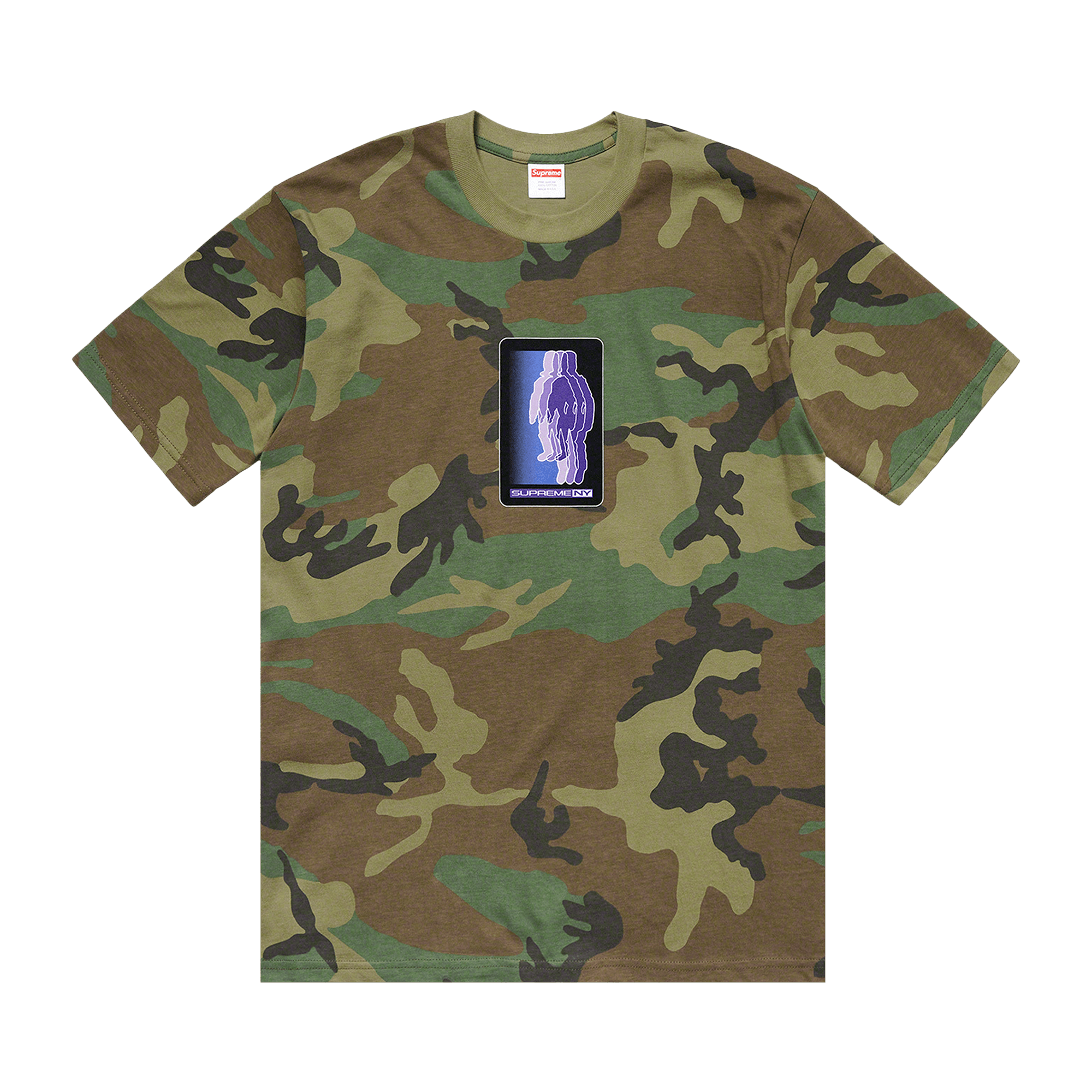 Supreme Blur Tee 'Woodland Camo'