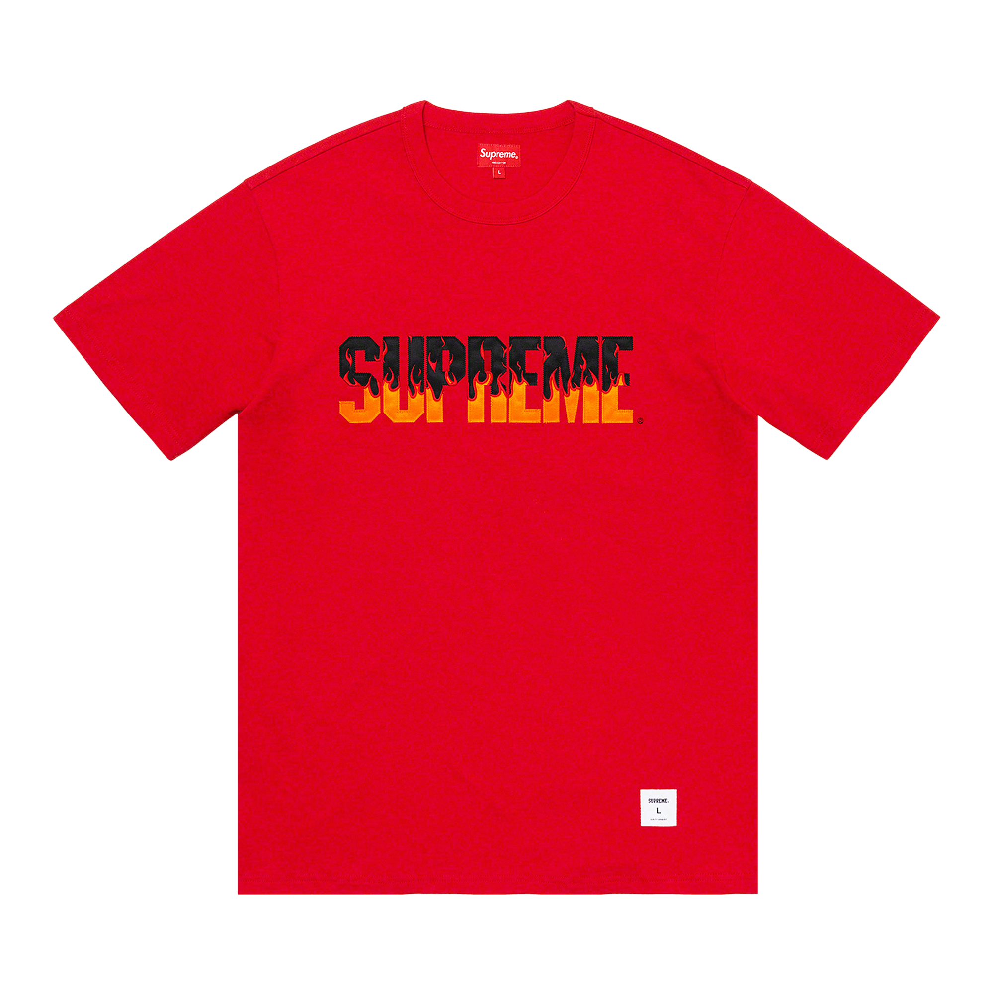 Supreme Flames Tee 'Red'