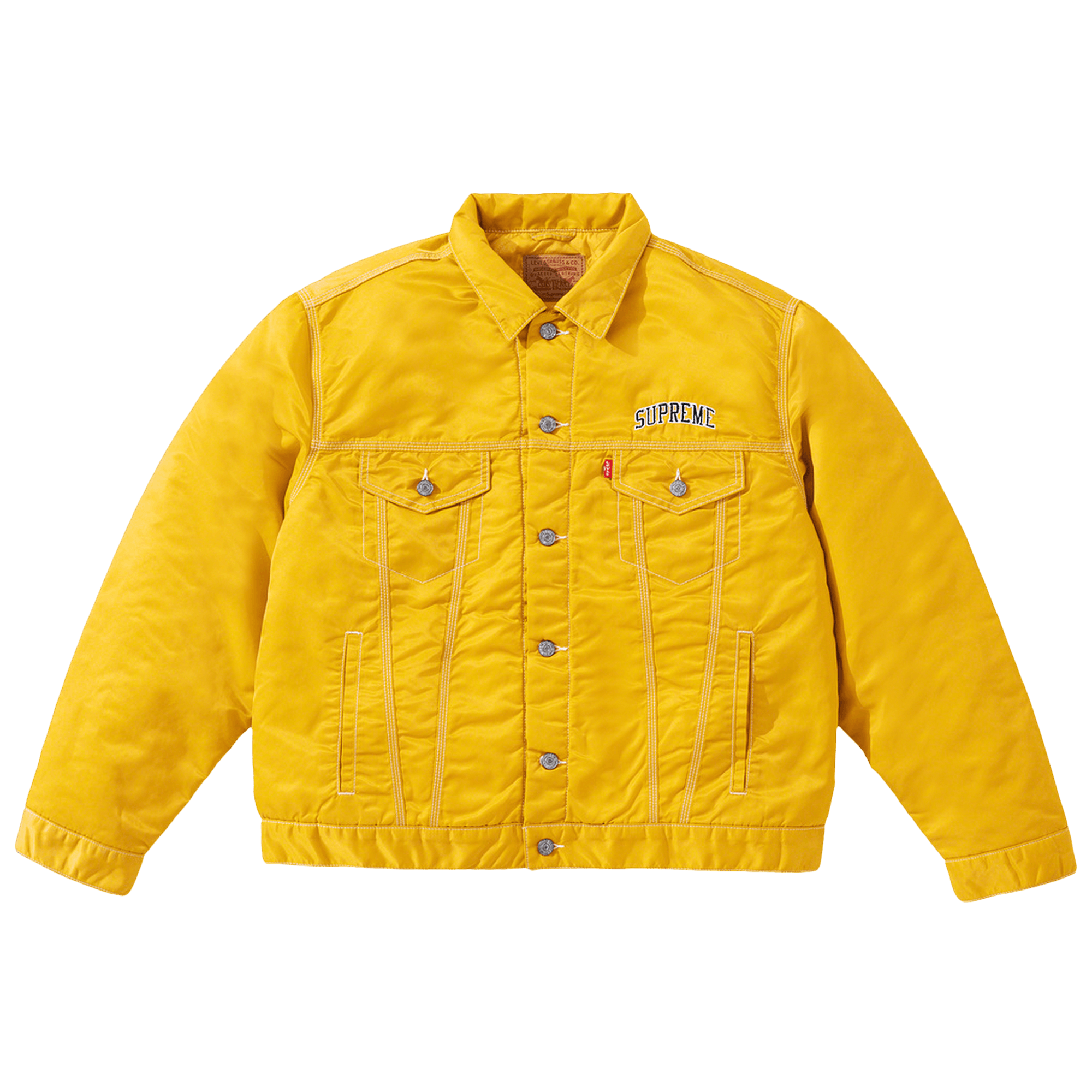 Supreme x Levi’s Nylon Trucker Jacket 'Yellow'
