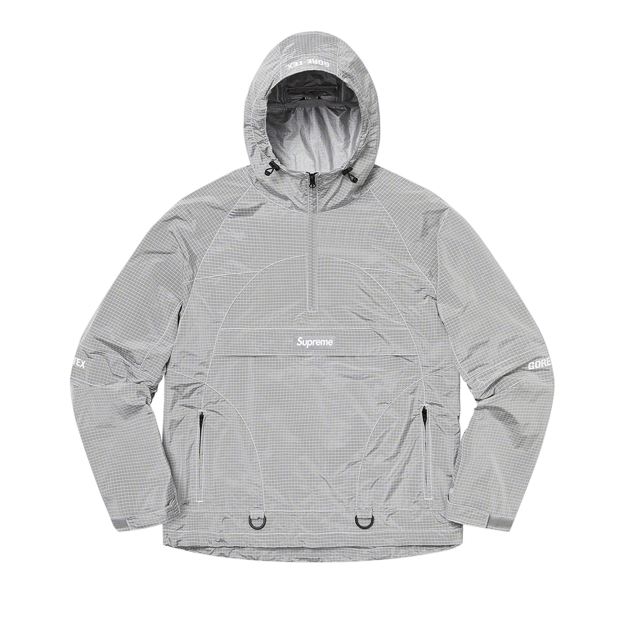 Supreme Gore-Tex Contrast Stitch Anorak 'Silver'