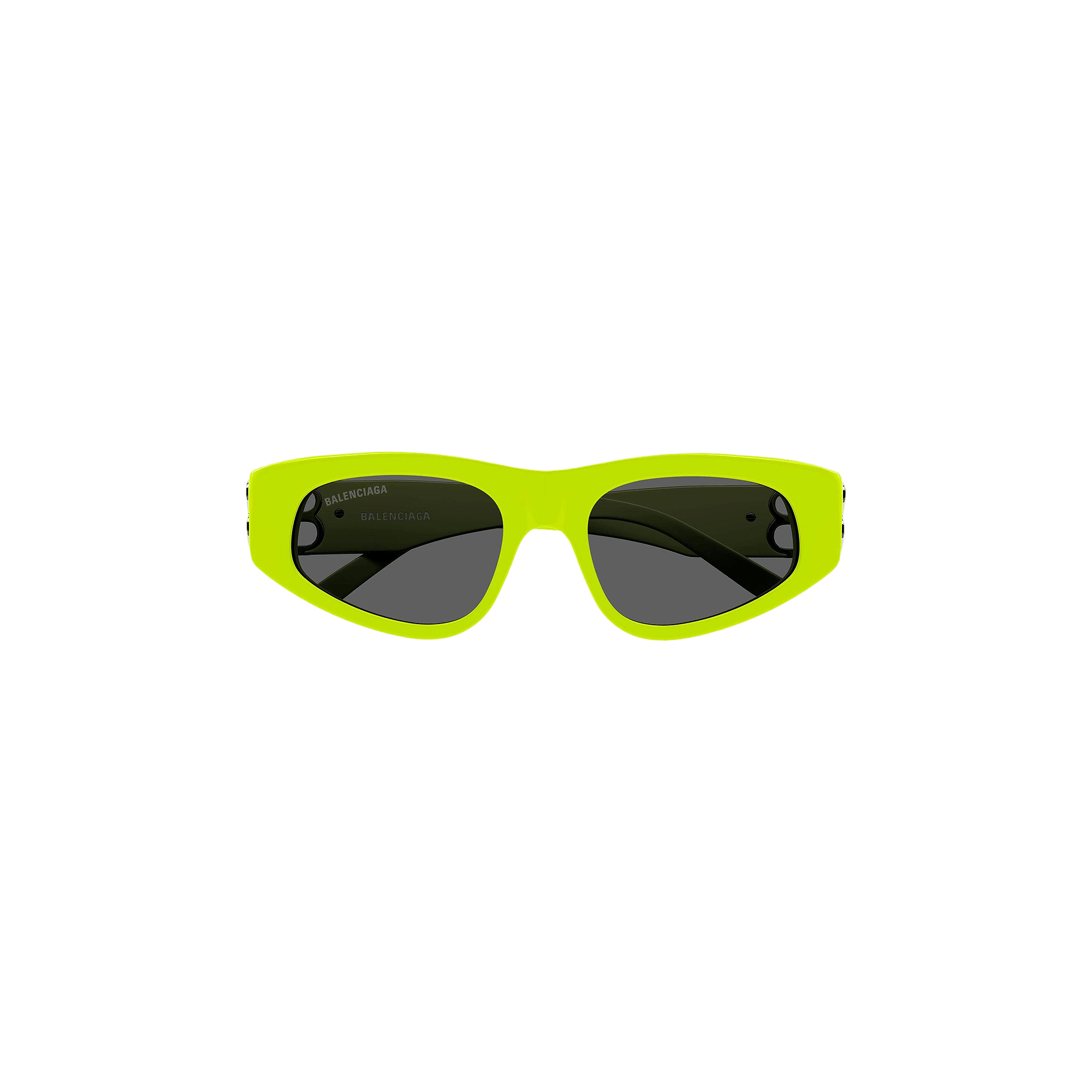 Balenciaga Cat Eye Sunglasses 'Yellow/Silver/Grey'