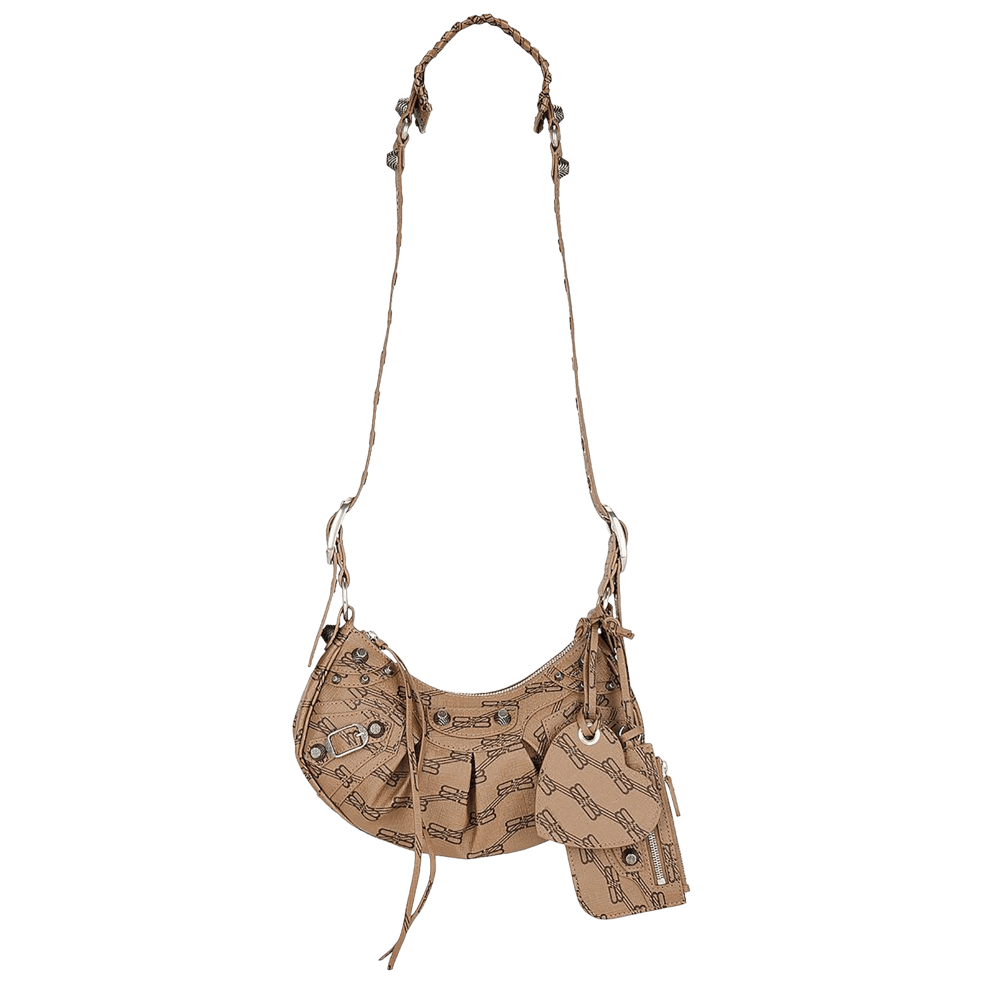 Balenciaga Monogram Le Cagole Shoulder Bag 'Beige'