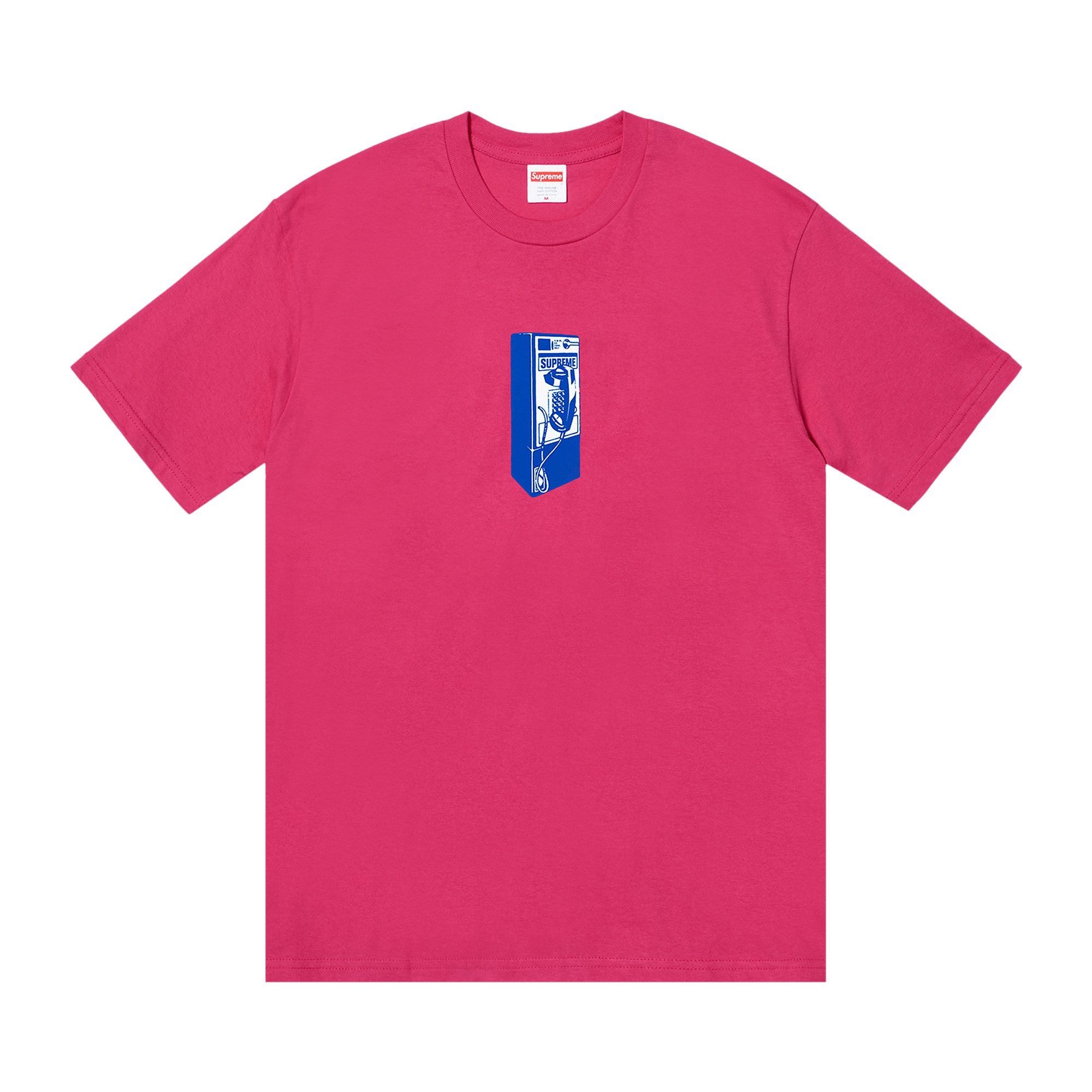 Supreme Payphone Tee 'Pink'
