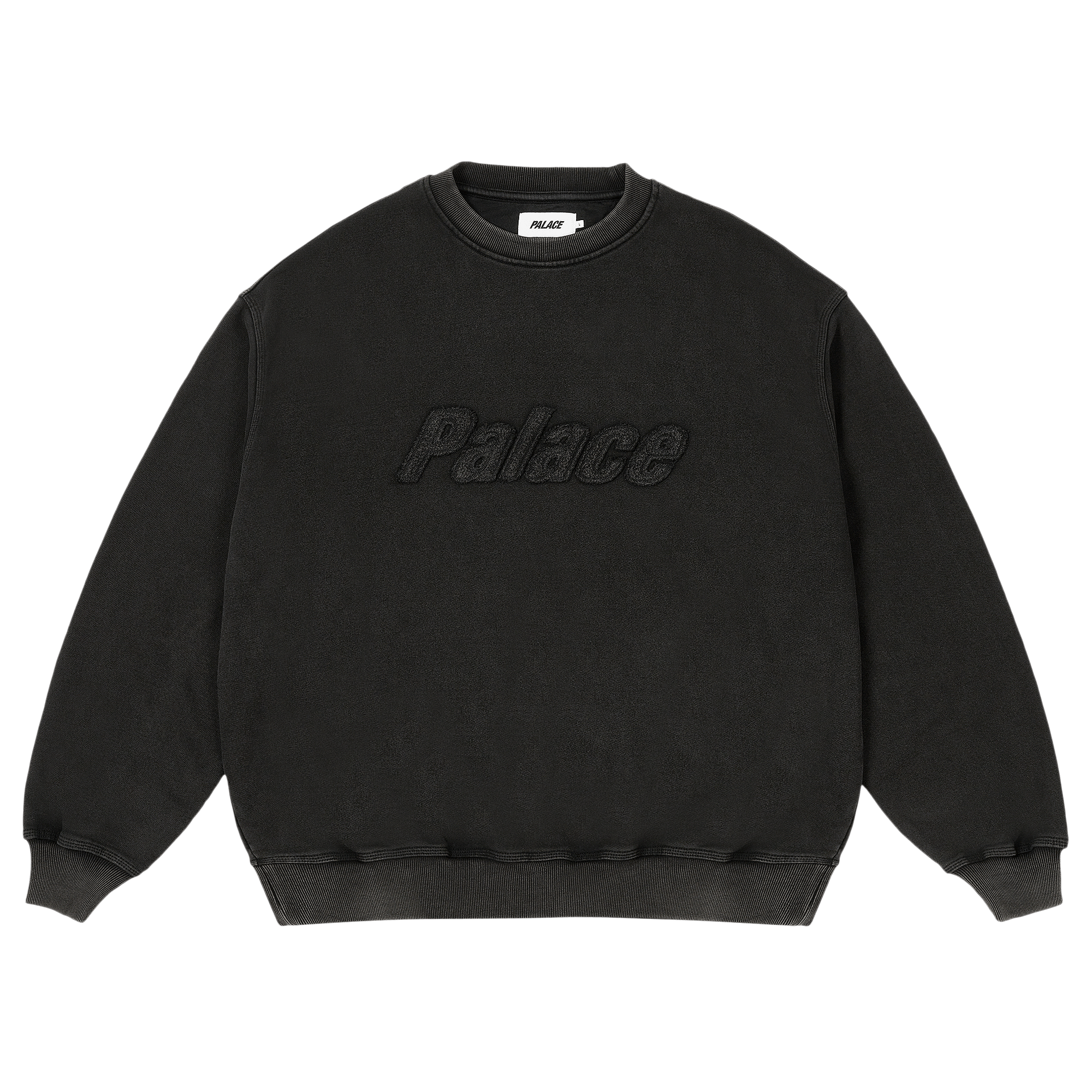 Palace Triple Stitch Crew 'Pigment Black'