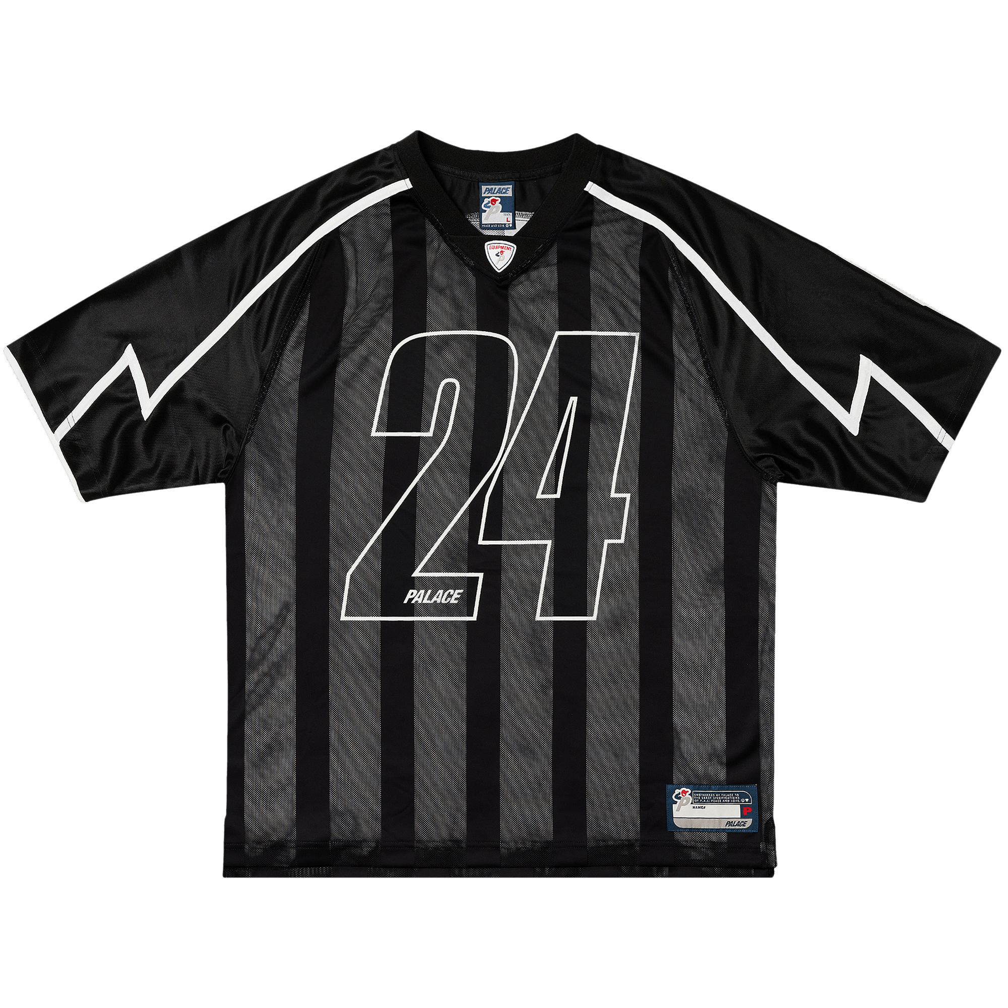 Palace Meshy Stripe Jersey 'Black'