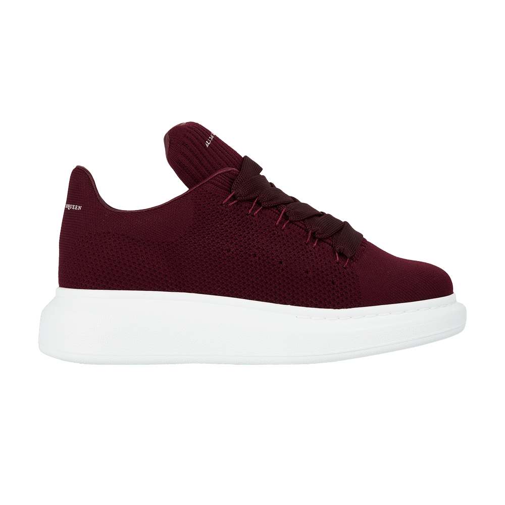 Alexander McQueen Wmns Oversized Sneaker 'New Knitted - Dark Red'