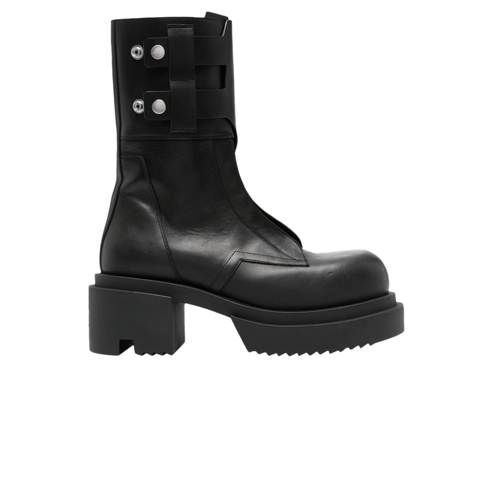Buy Rick Owens Field Bogun Stiefel 80mm 'Black' - RU02D6836