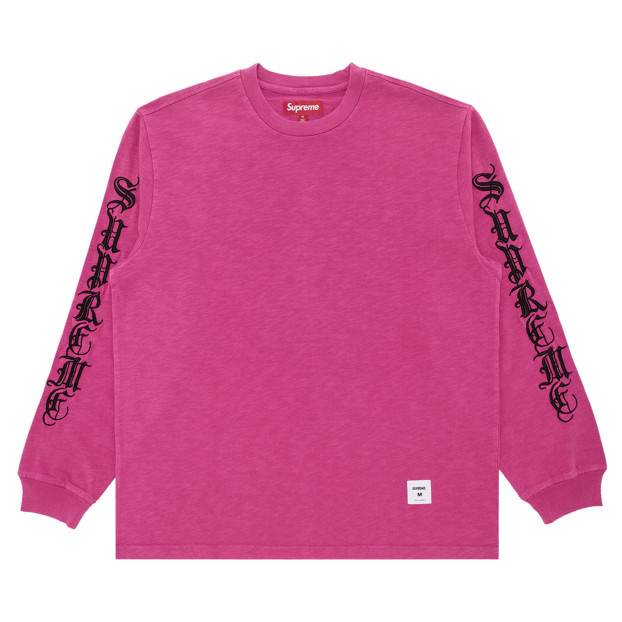 Supreme Old English Long-Sleeve Top 'Magenta'