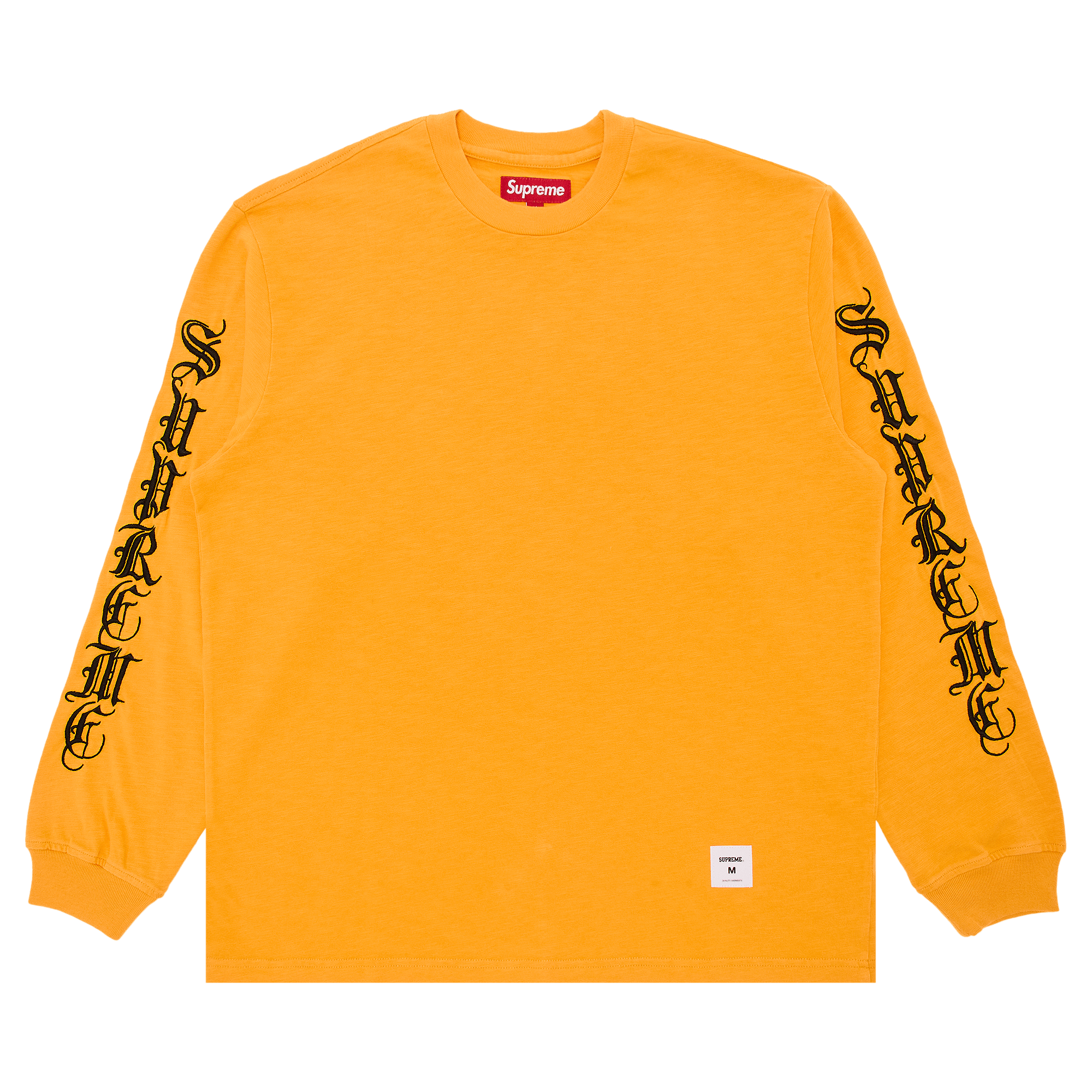 Supreme Old English Long-Sleeve Top 'Yellow'