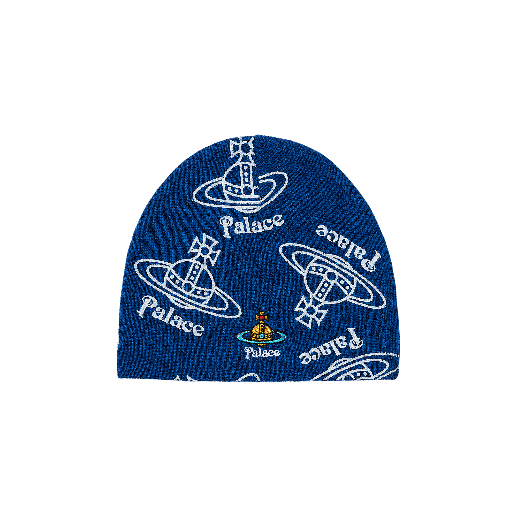 Palace x Vivienne Westwood Jersey Beanie 'Indigo'