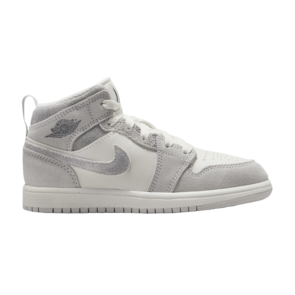 Air Jordan 1 Mid SE PS 'Neutral Grey Sail'