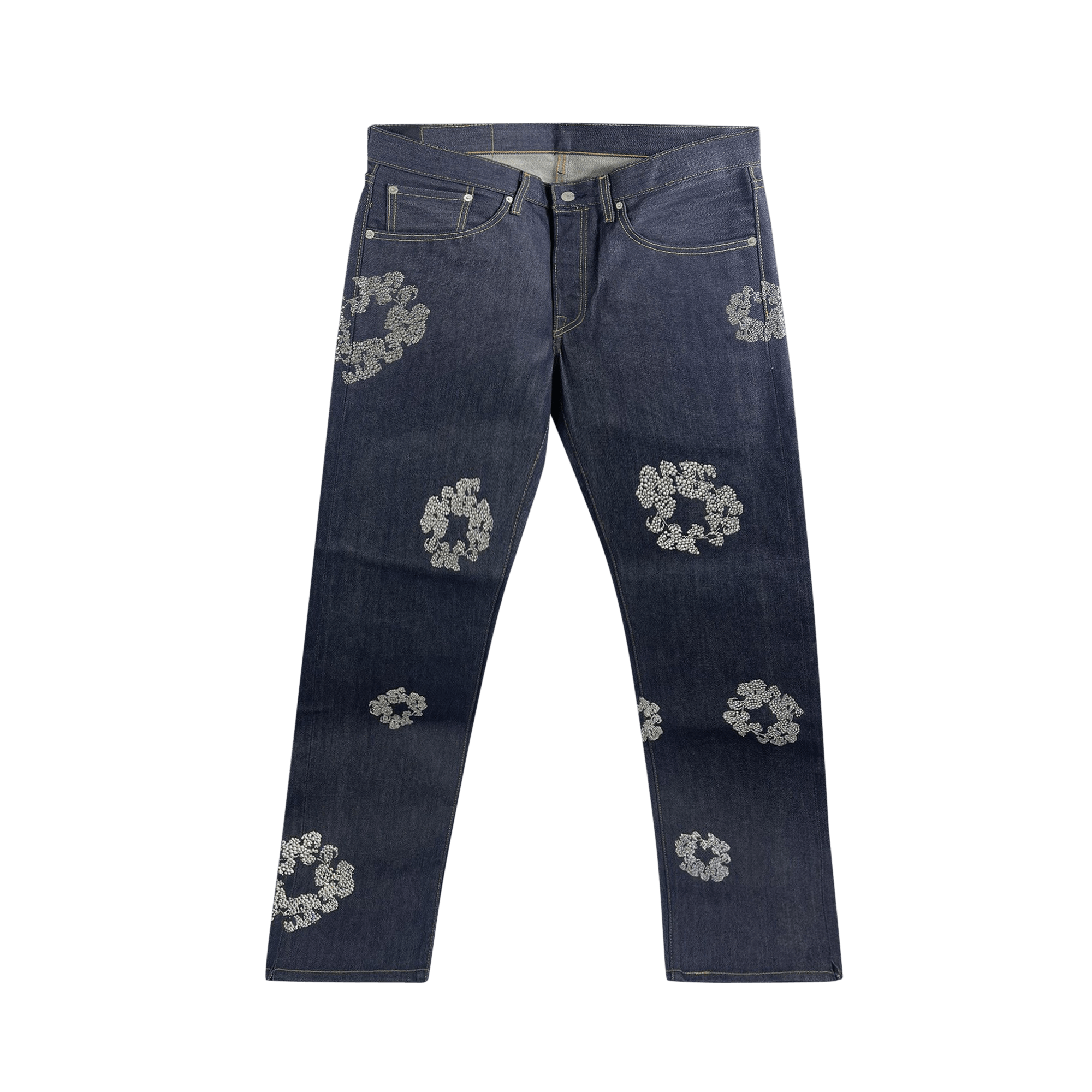 Buy Levi's x Denim Tears Logo Japan Embroidered Denim Jeans 'Blue
