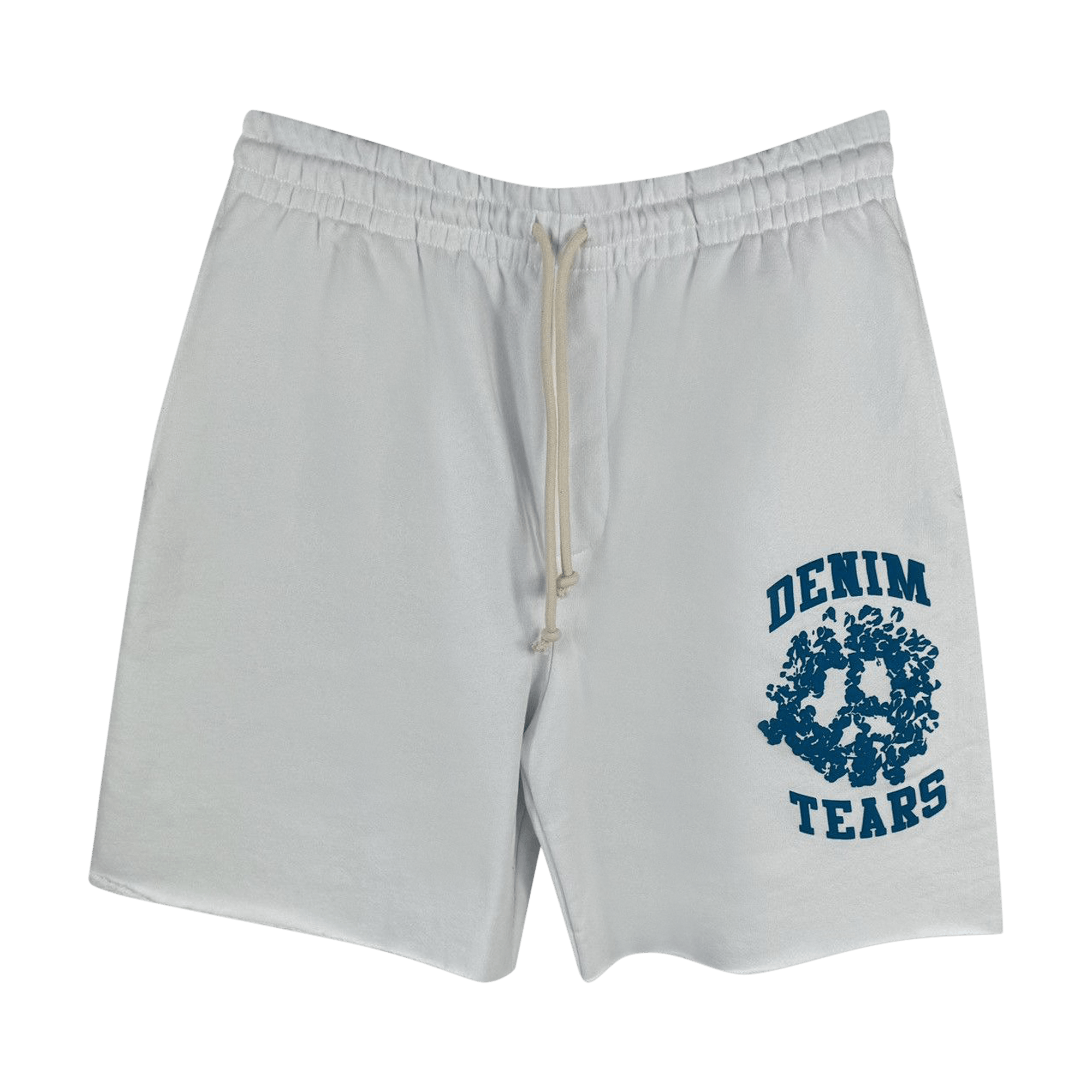 Denim University Sweat Shorts 'White'