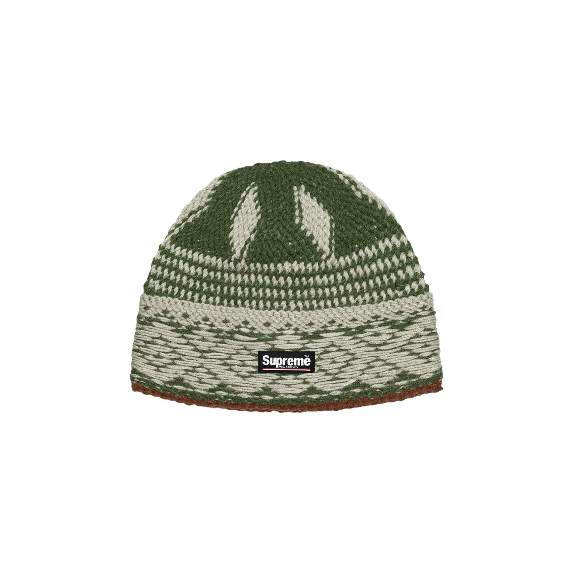 Supreme Diamond Beanie 'Green'