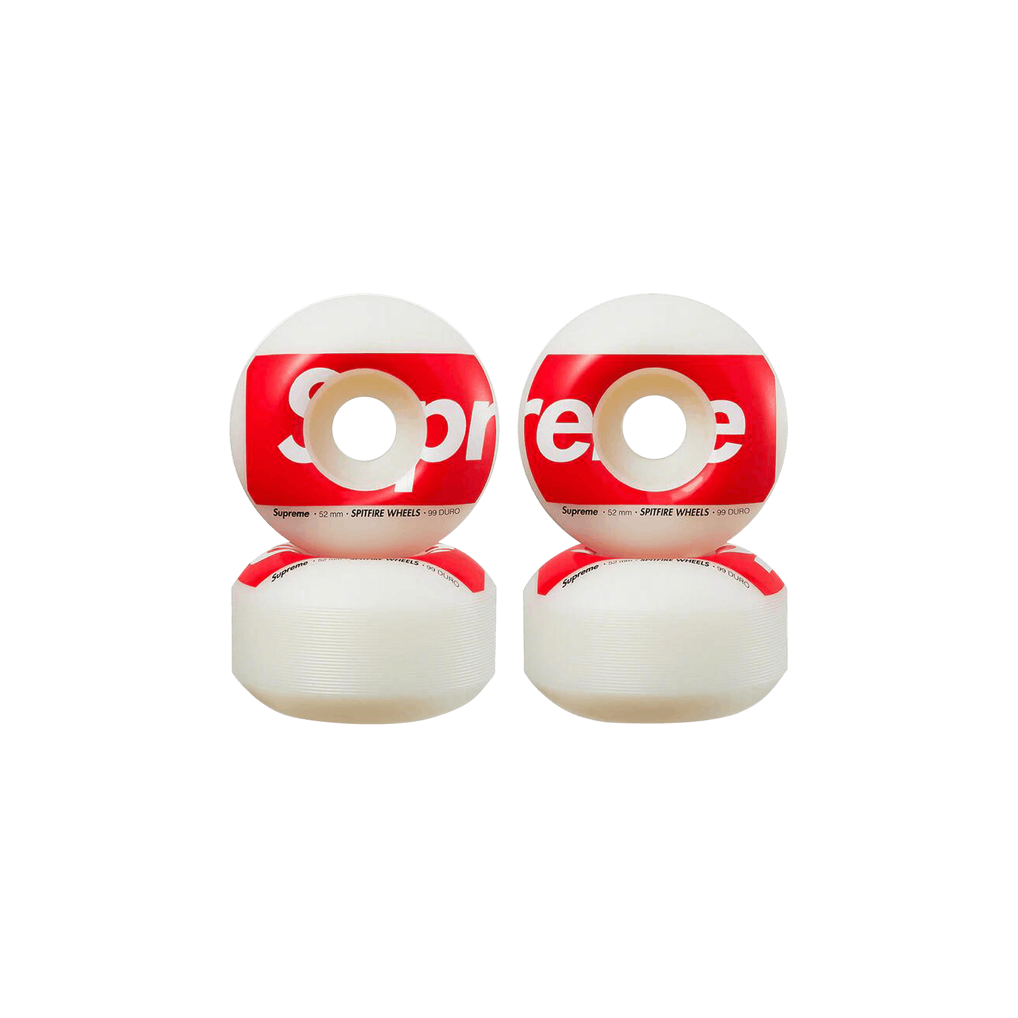 Supreme x Spitfire Shop Wheels (Set Of 4) 'White'