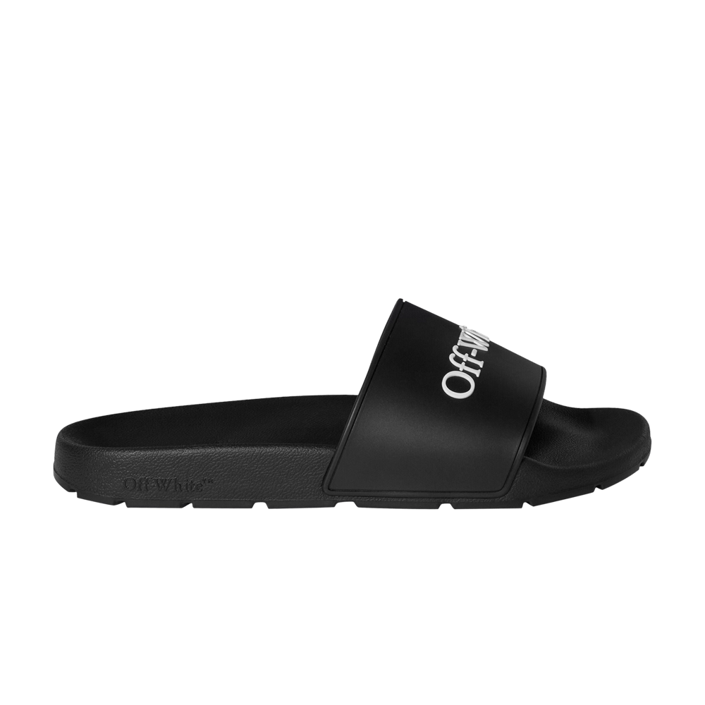 Buy Off-White Bookish Slider 'Black' - OMIU002C99MAT001 1001