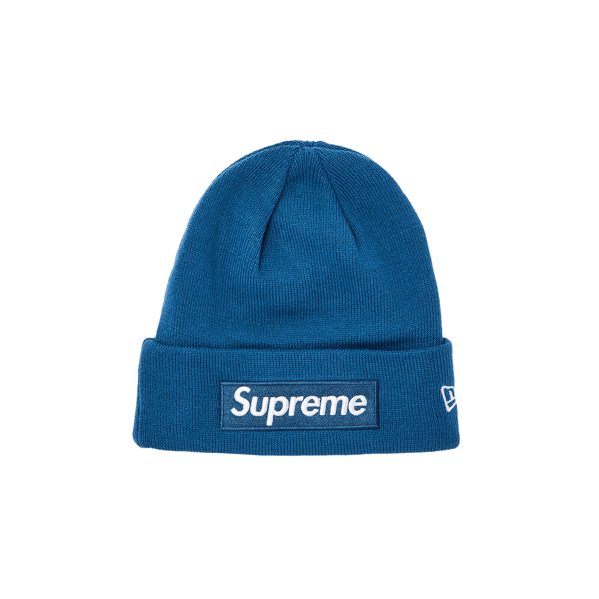 Supreme x New Era Box Logo Beanie 'Blue'