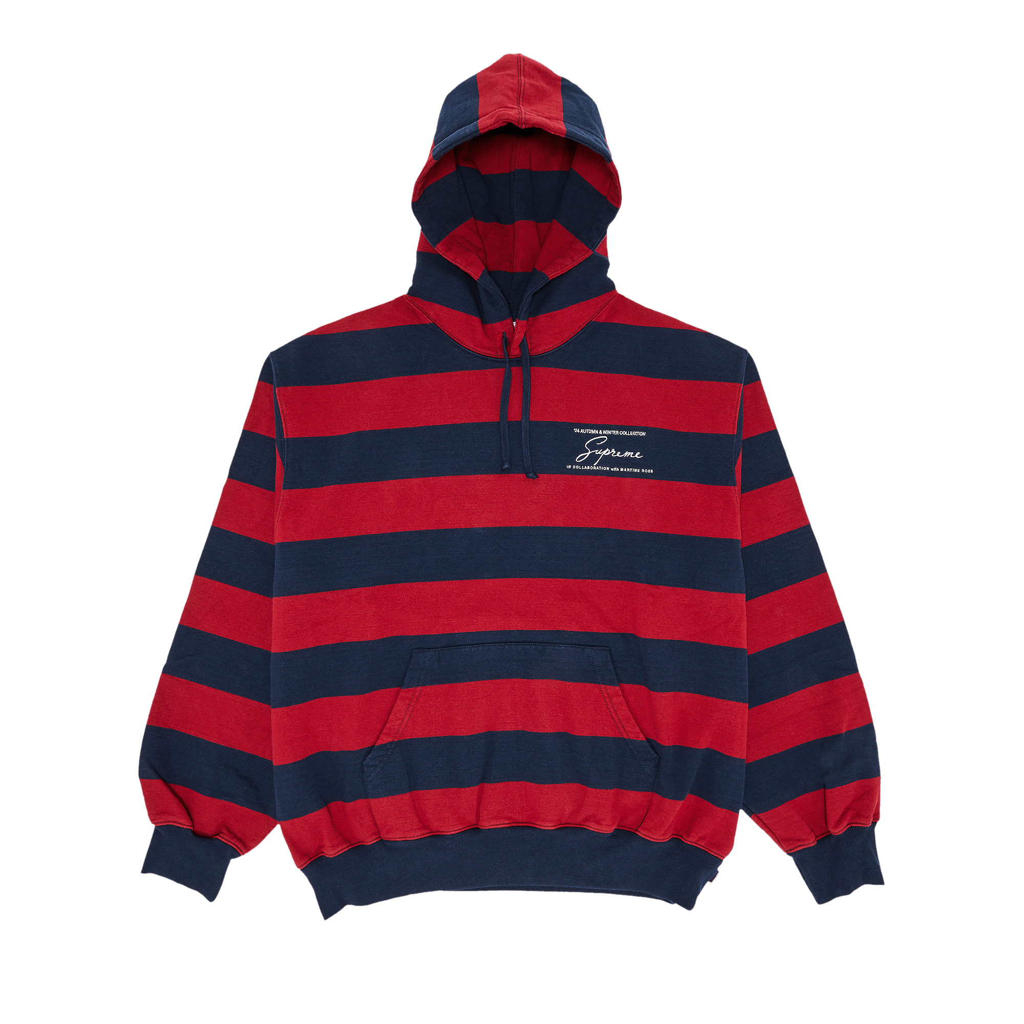 Supreme x Martine Rose Hooded Sweatshirt 'Stripe'