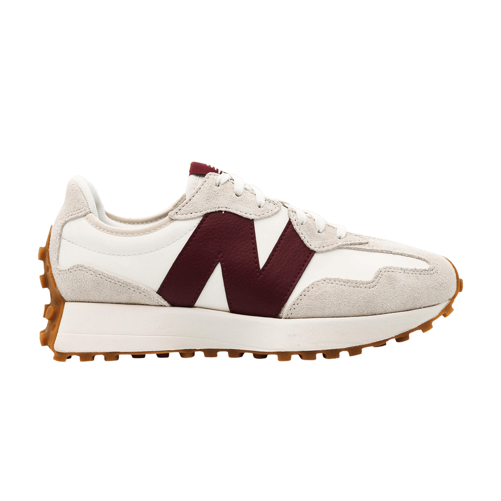 Buy New Balance STAUD x Wmns 327 'Grey Burgundy' - WS327SG | GOAT