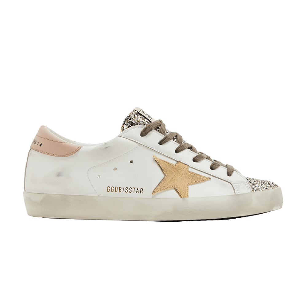 Golden Goose Wmns Superstar 'Platinum Glitter Toe'