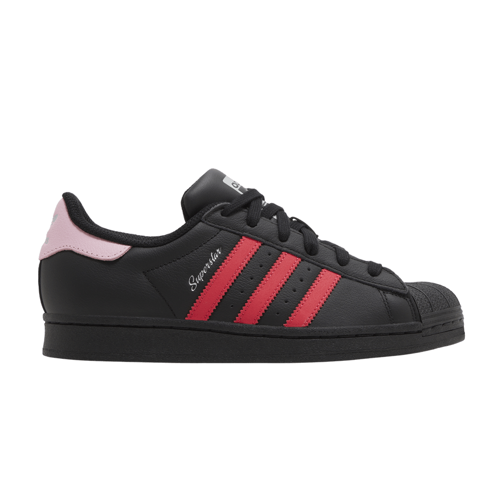 adidas Wmns Superstar 'Black Scarlet Pink'