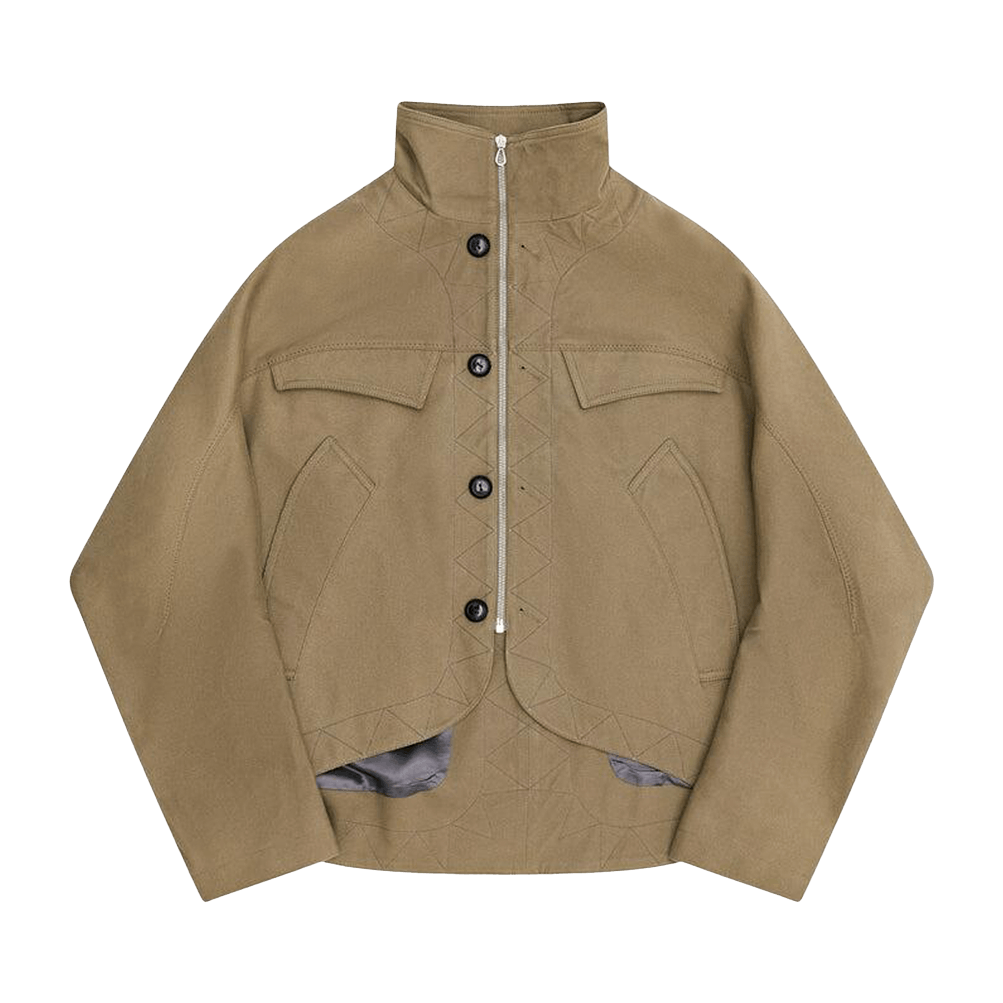 Buy Kiko Kostadinov Meno Cropped Jacket 'Black' - KKAW23J04 31