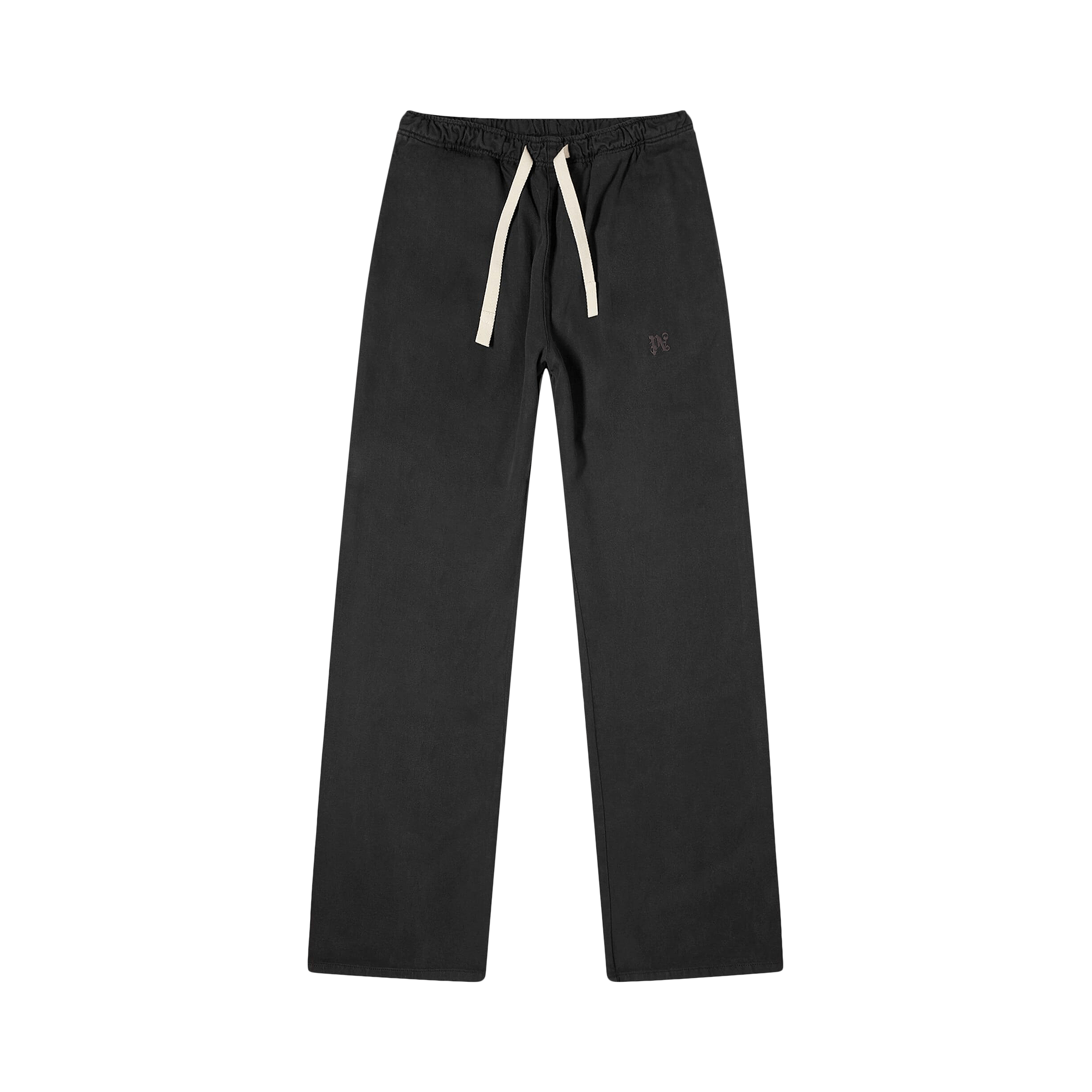 Palm Angels Monogram Travel Pants 'Black/Off White'