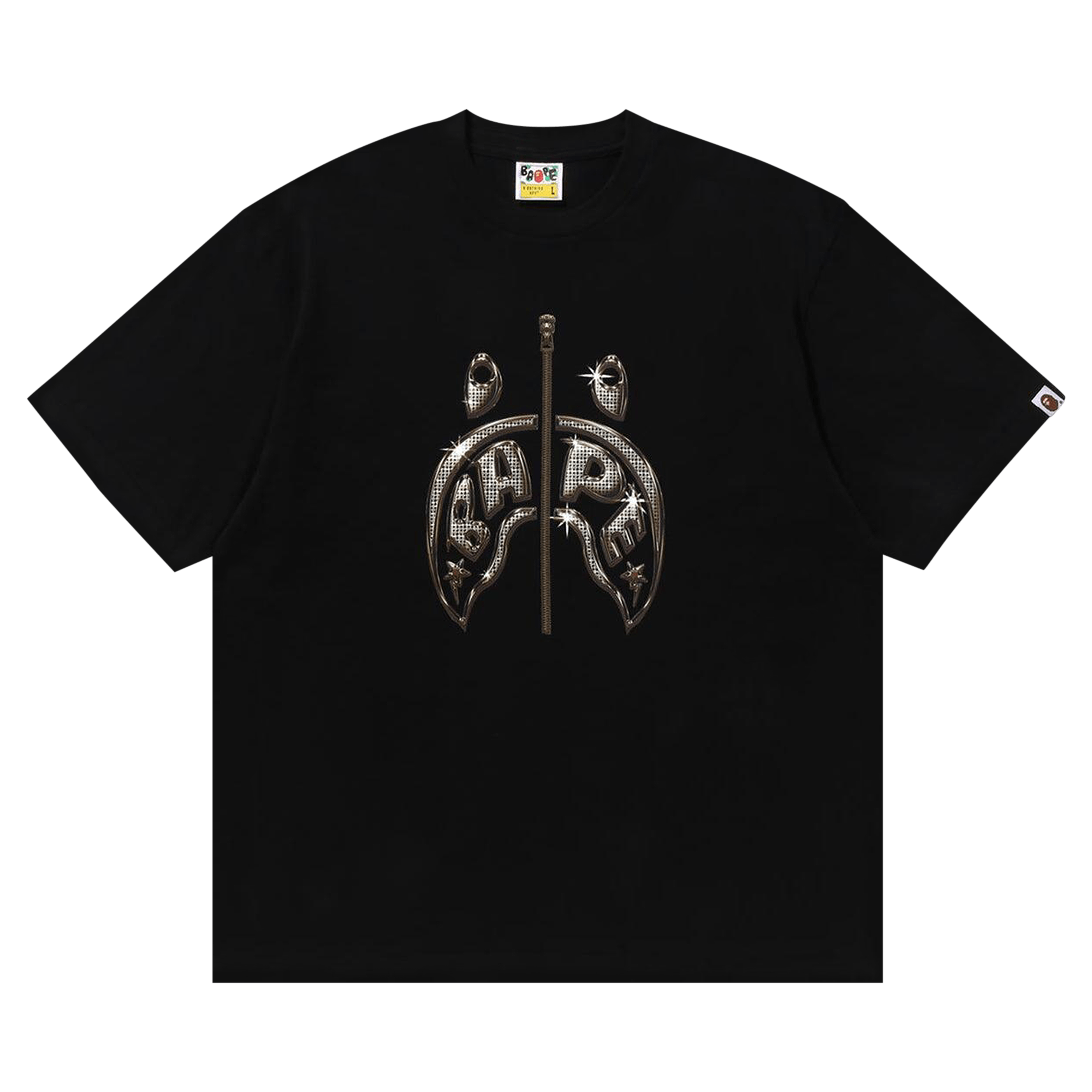 BAPE Mad Shark Photo Print Relaxed Fit Tee 'Black'
