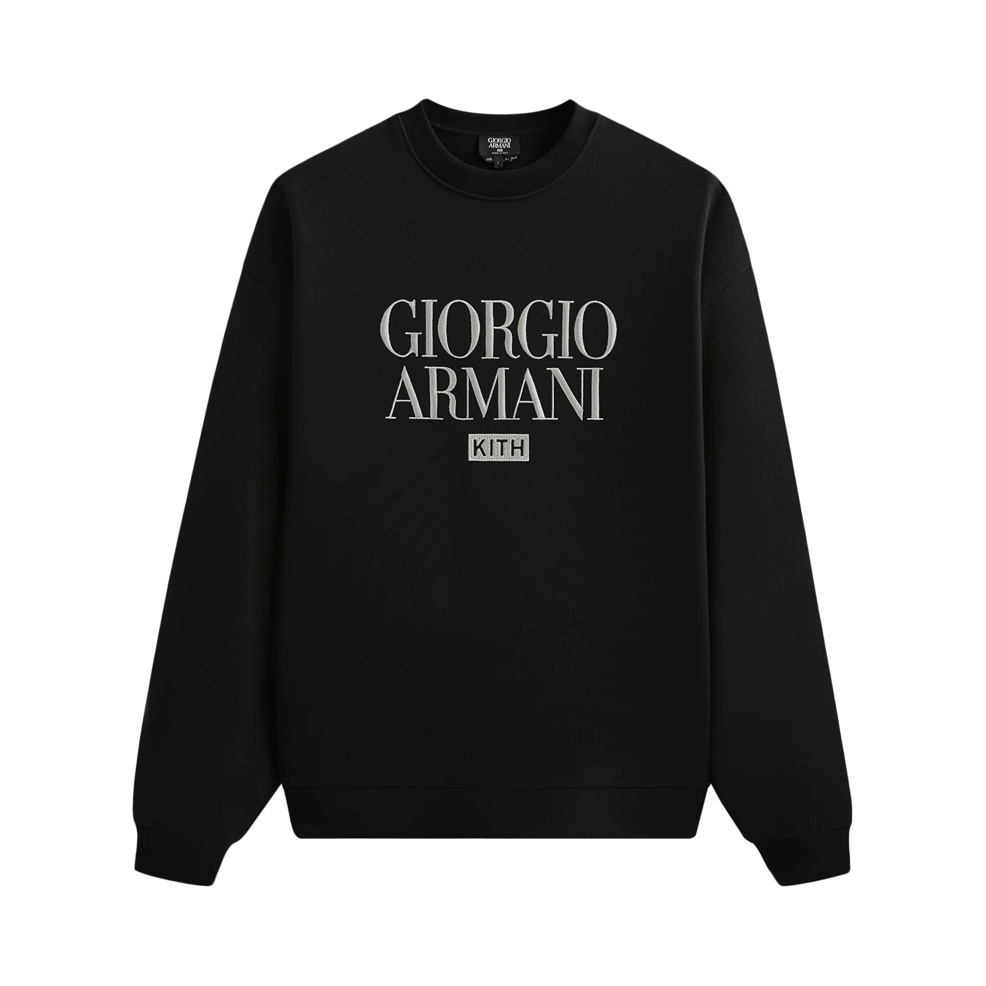 Kith & Giorgio Armani Nelson Crewneck 'Black'