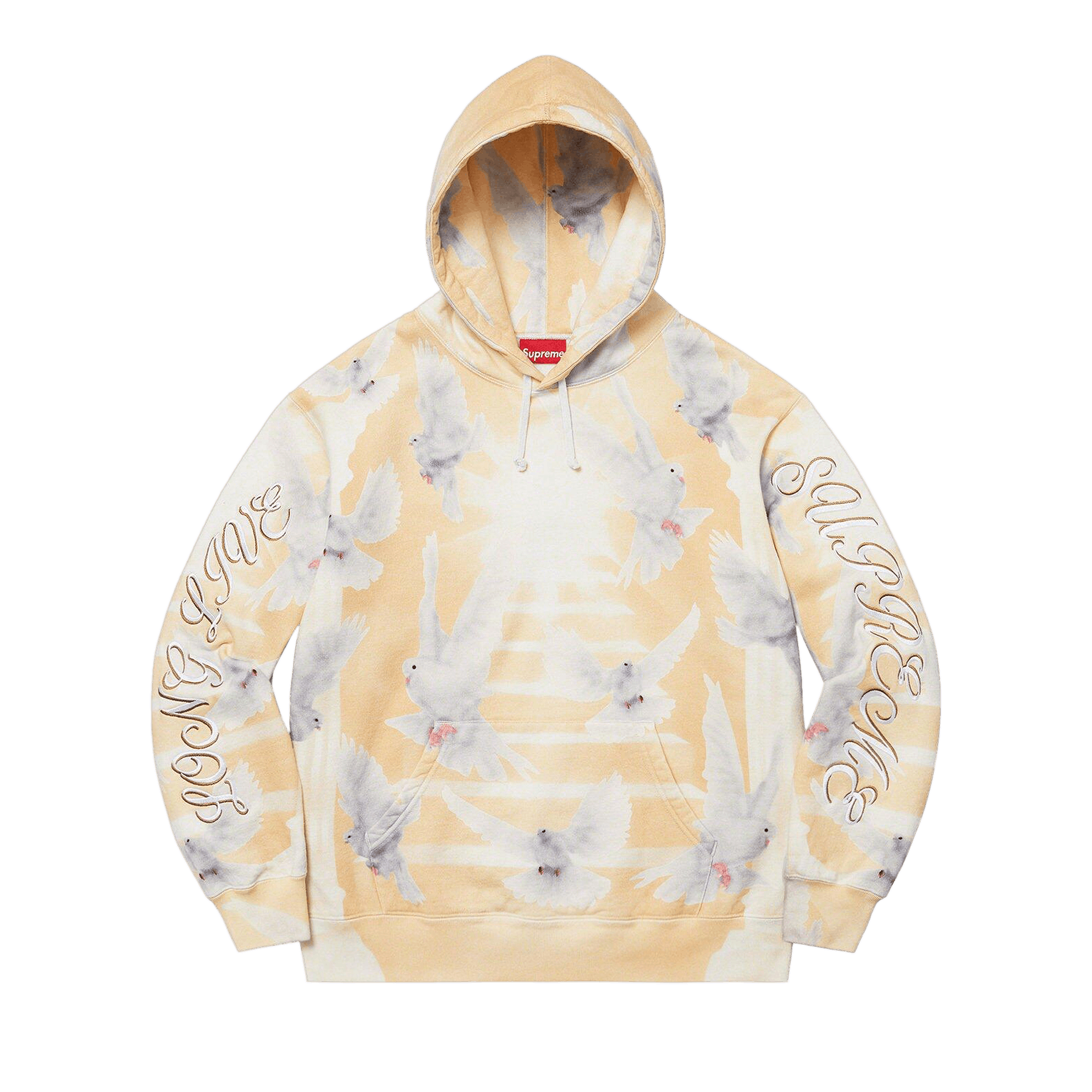 Supreme Doves Hooded Sweatshirt 'Tan'