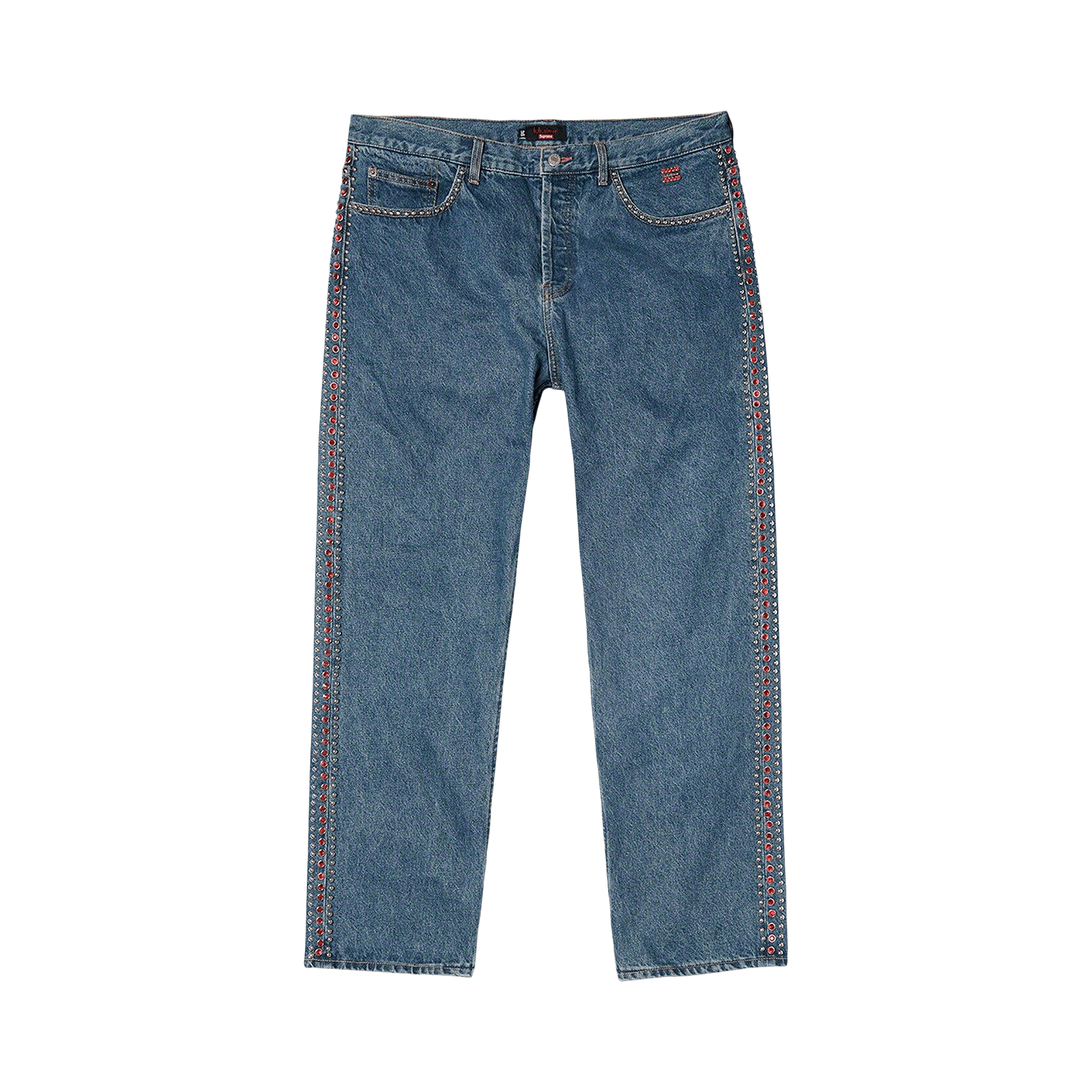 Supreme x B.B. Simon Studded Regular Jean 'Blue'