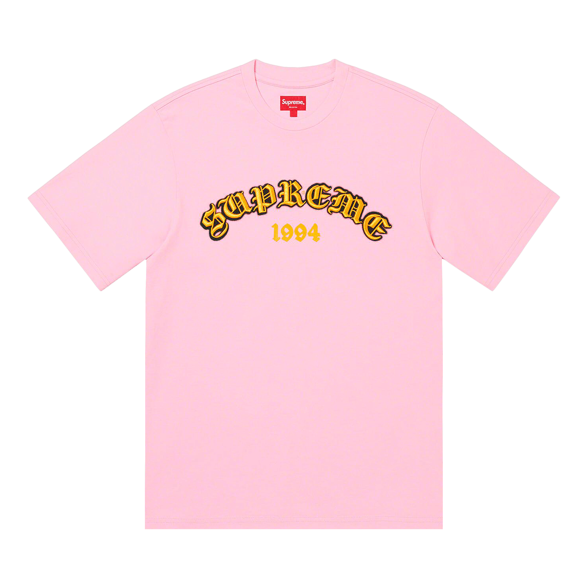 Supreme Old English Glow Short-Sleeve Top 'Pale Pink'