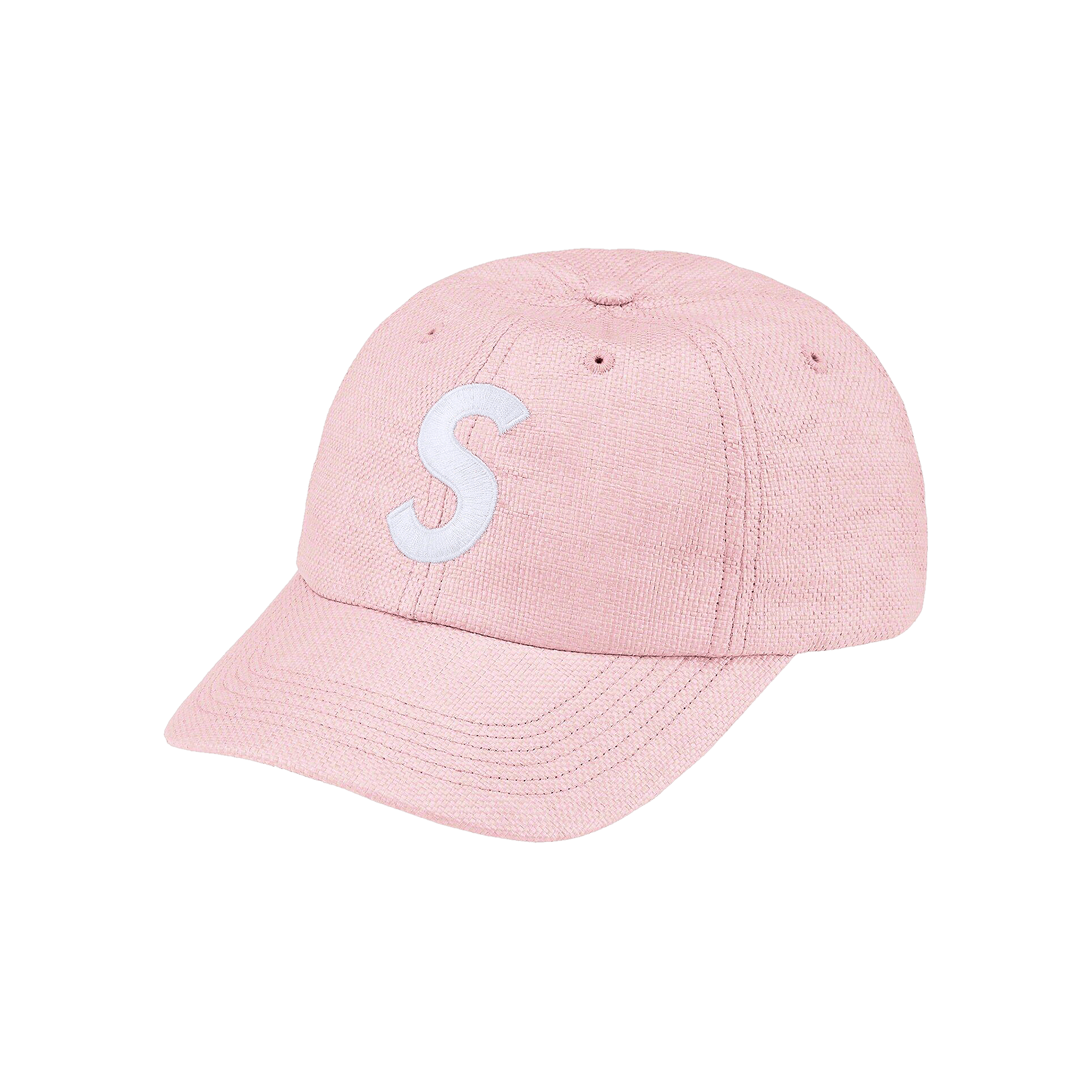 Supreme Raffia S Logo 6-Panel 'Lilac'