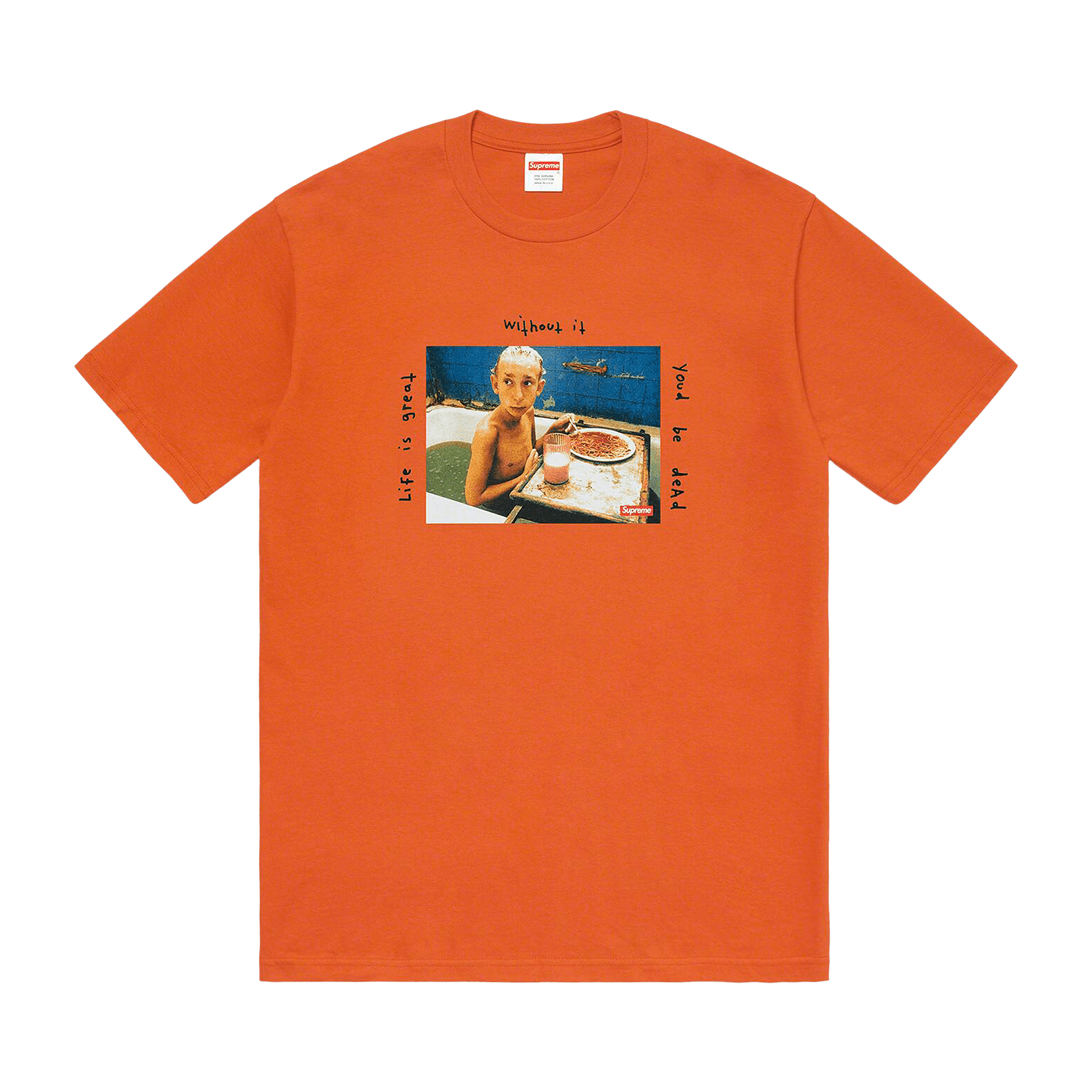 Supreme Gummo Bathtub Tee 'Rust'