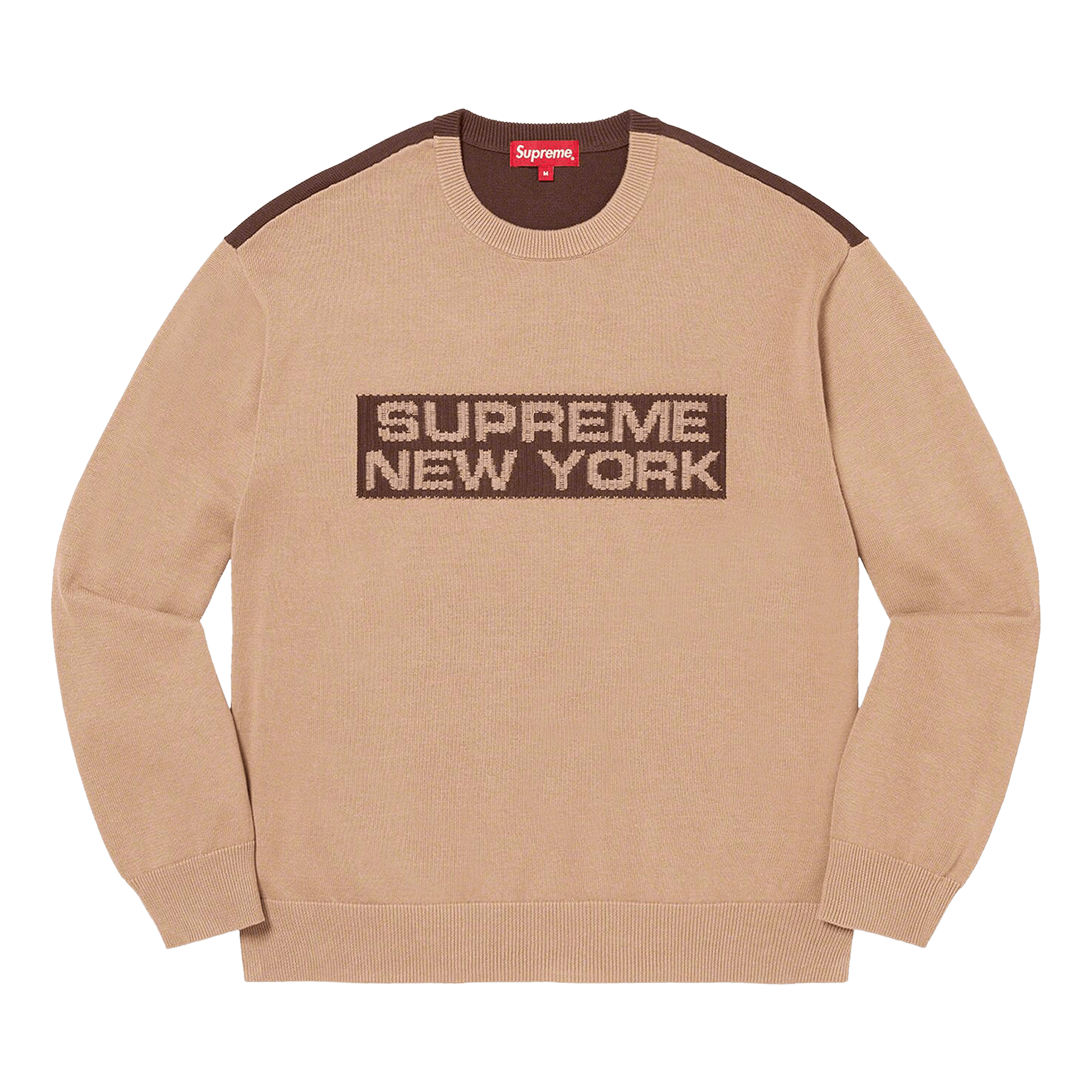 Supreme 2-Tone Sweater 'Light Brown'