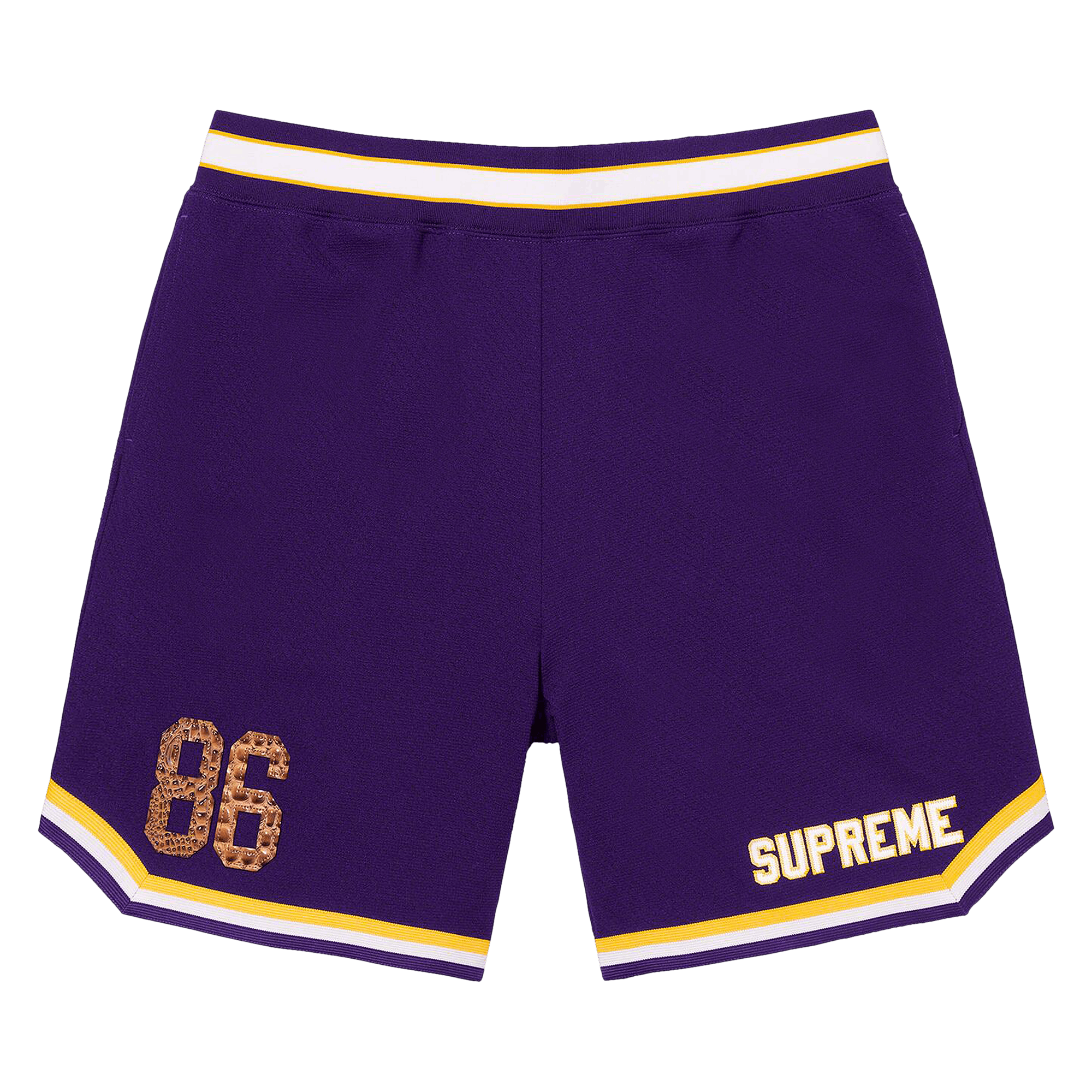 Supreme Faux Croc Basketball Short 'Purple'