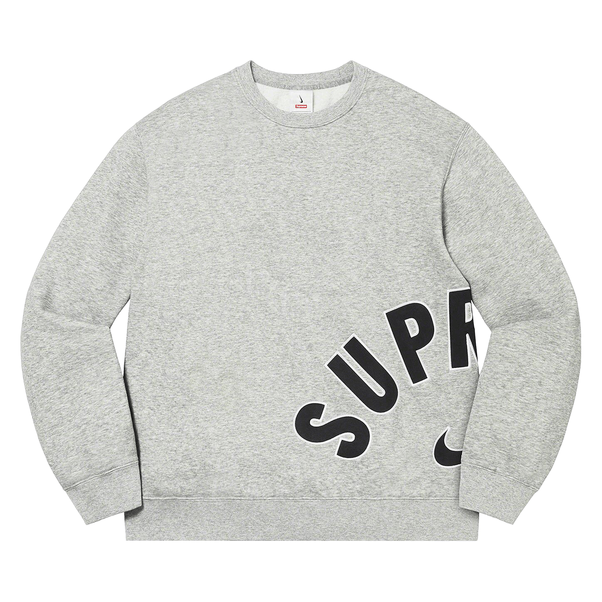 Supreme x Nike Arc Crewneck 'Heather Grey'